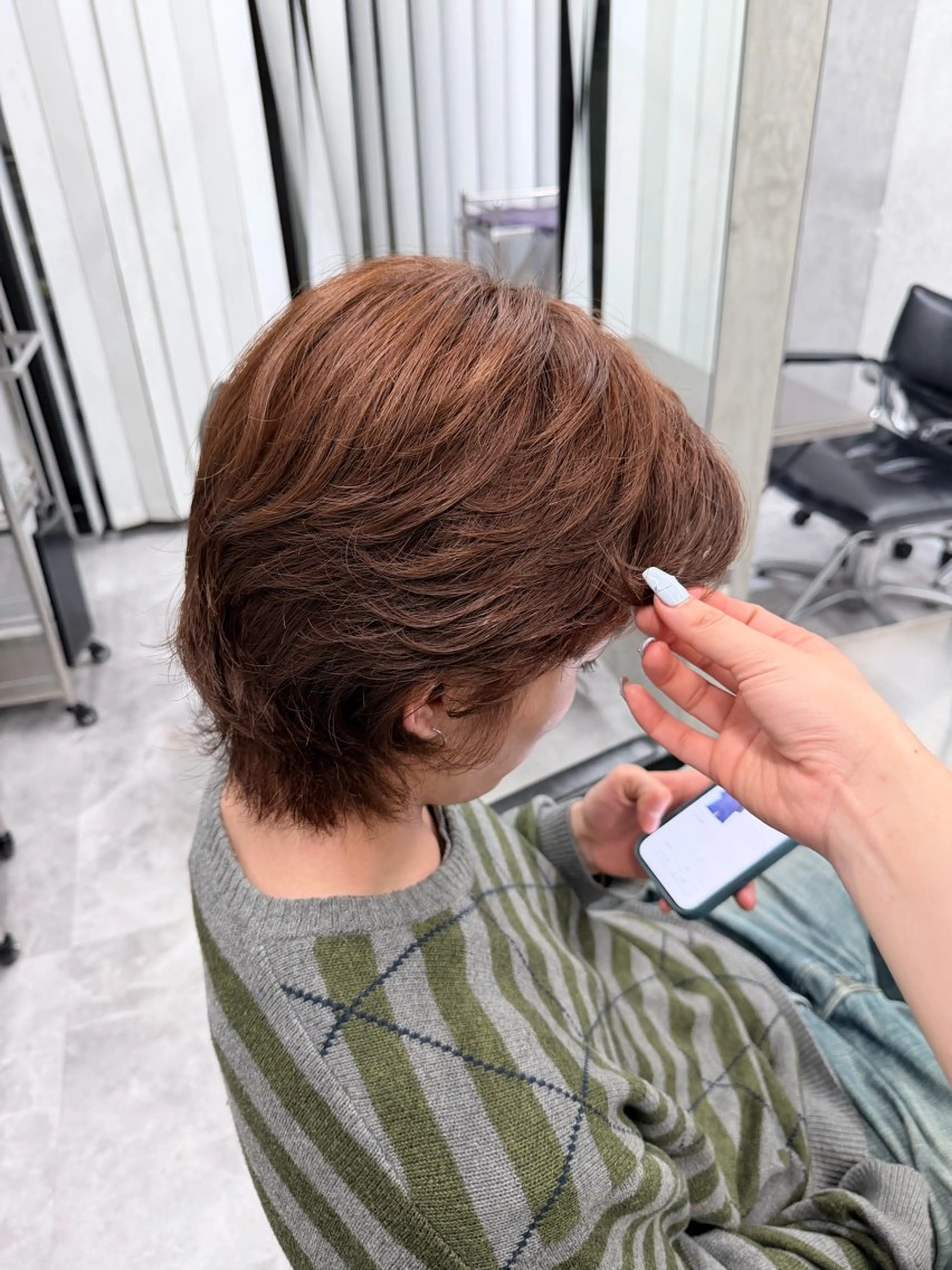 メンズ ヘアカラー ハイトーン/渋谷 韓国風/Narukaのヘアスタイル