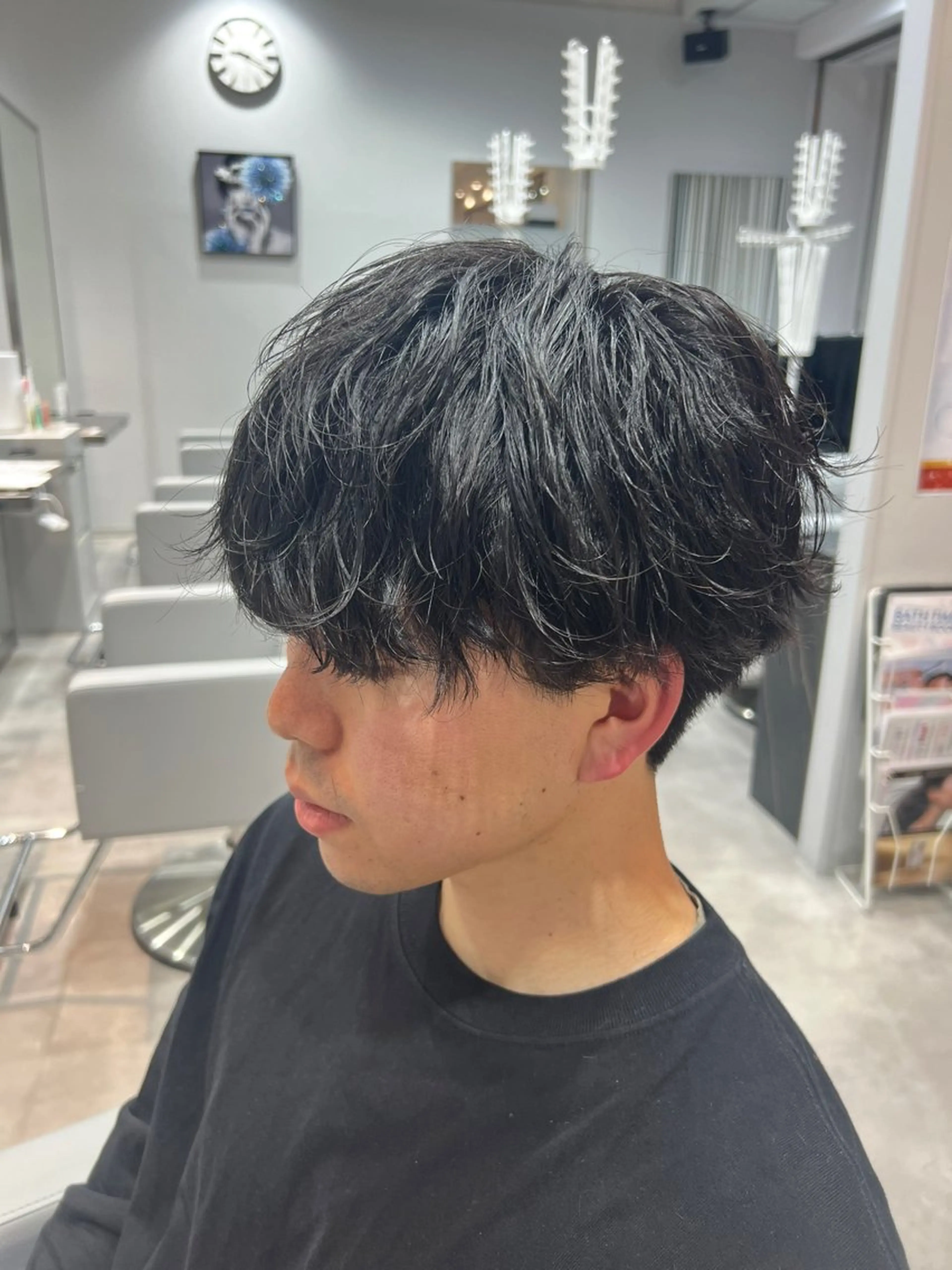 メンズ メンズパーマ 田辺 湧愛のヘアスタイル