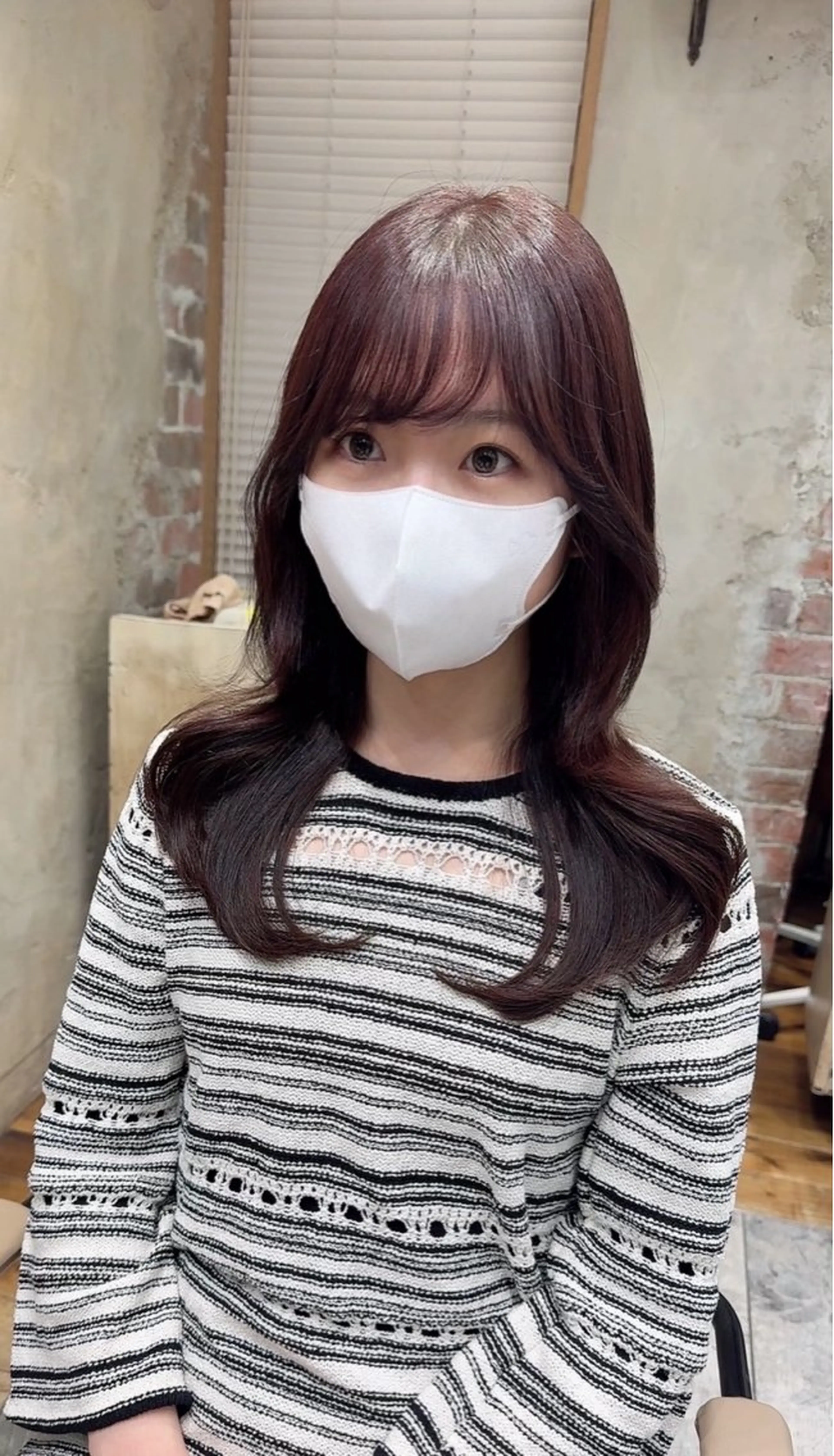 ロング くびれヘア レイヤーカット カット ヘアカラー トリートメント 新宿/レイヤー 顔周りカット溝手優太のヘアスタイル