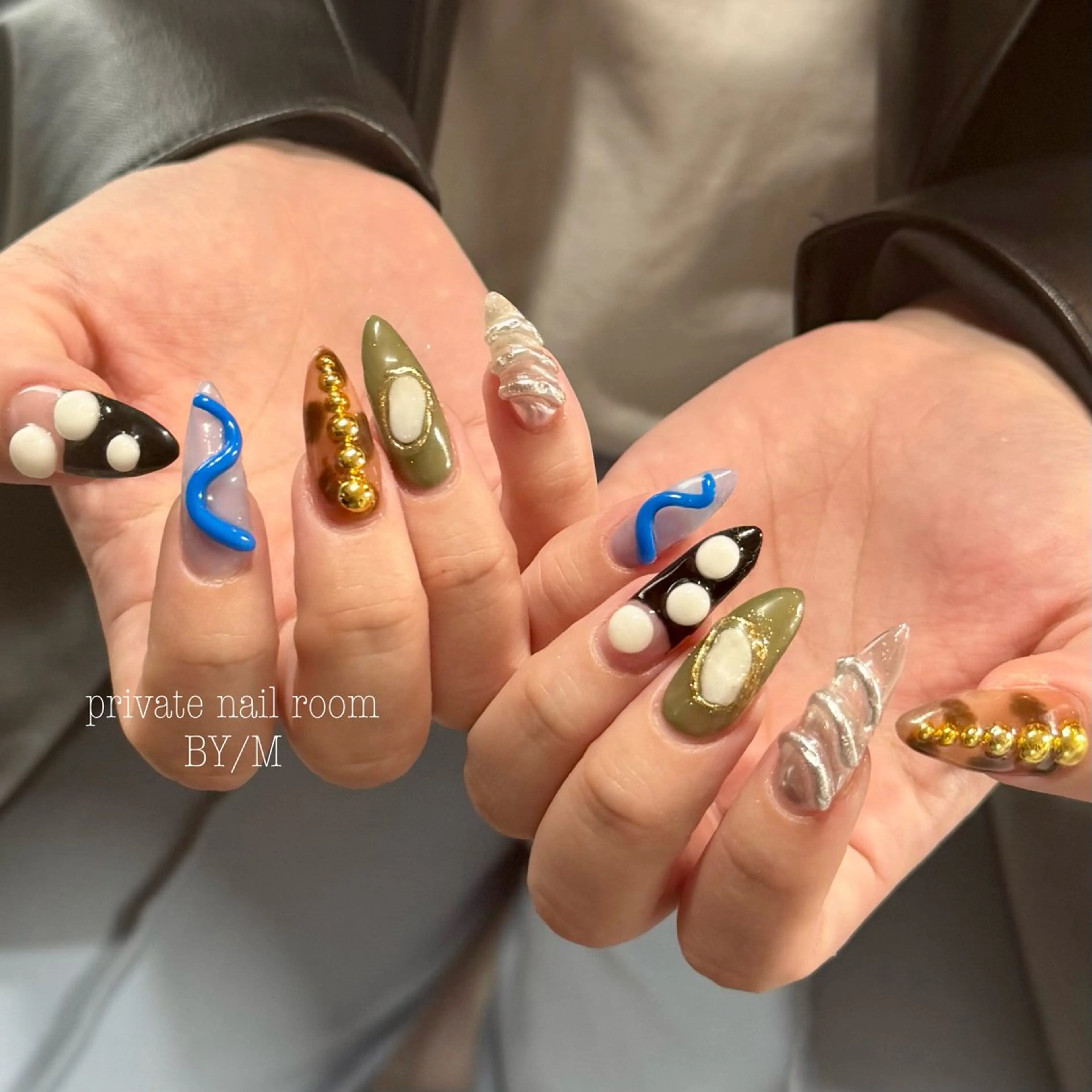 ネイル 持ち込み ハンドネイル BY / Mのネイルデザイン