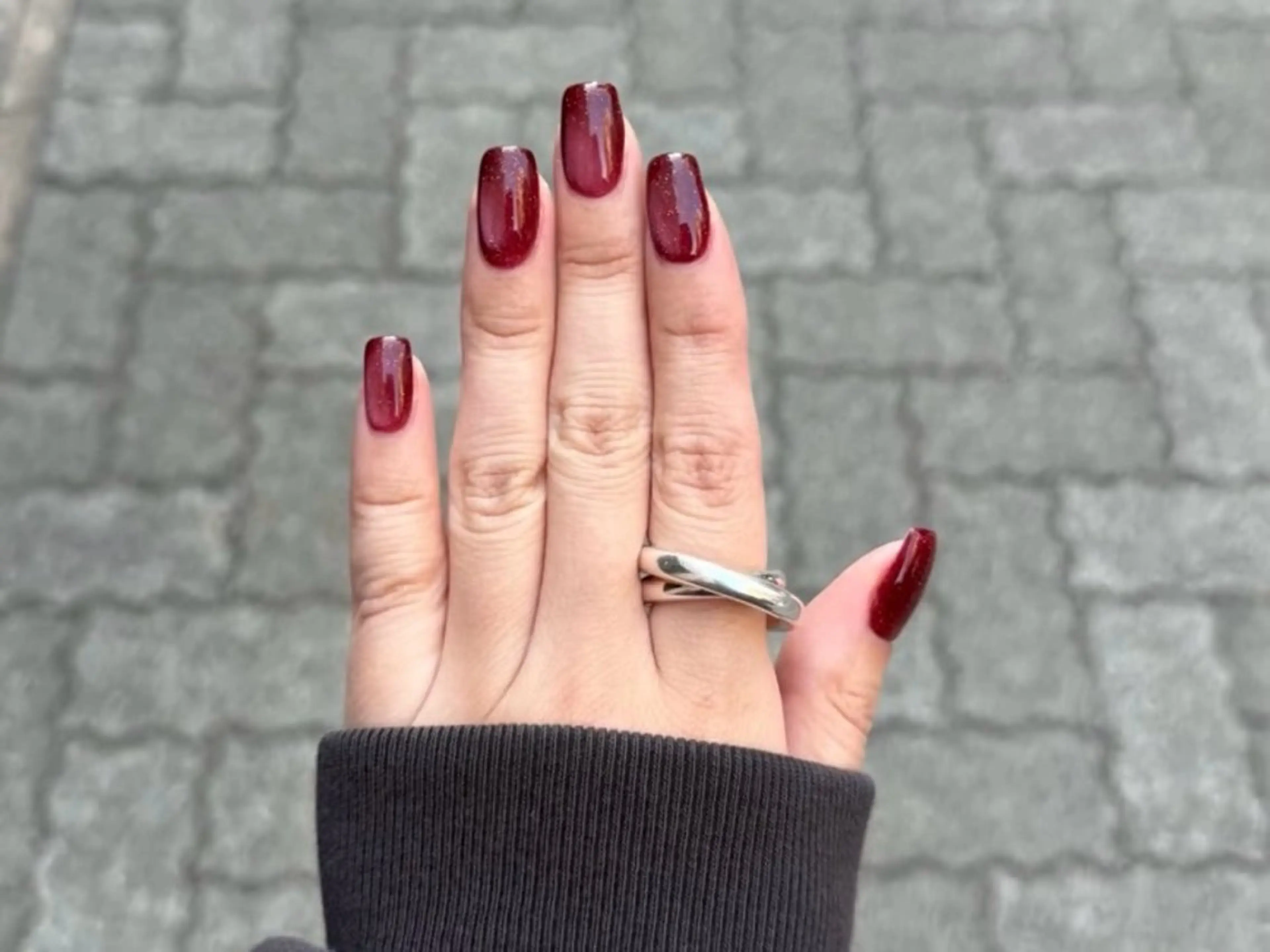 マグネットネイル💅🏽フィルイン施術✨の写真