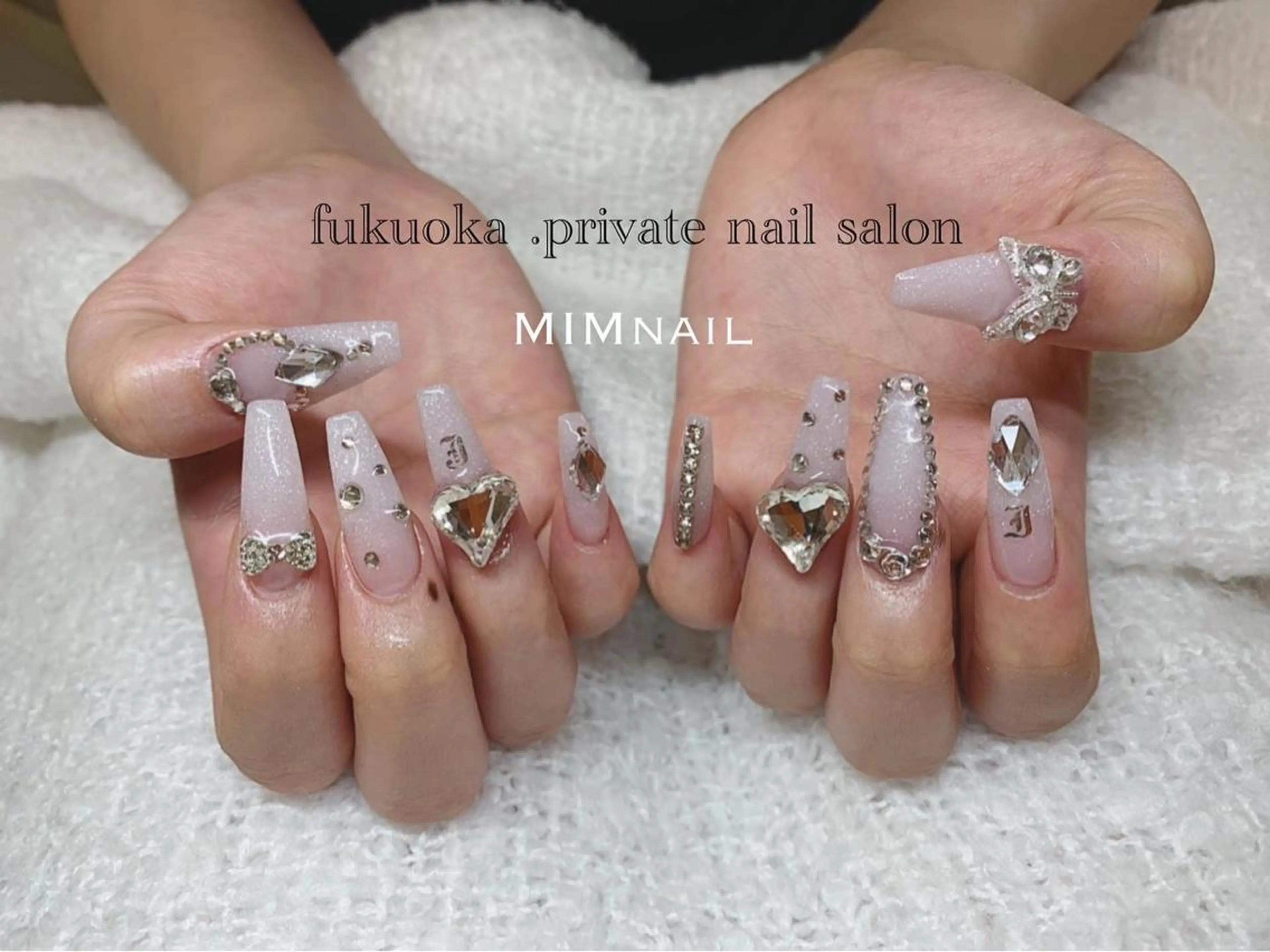 ネイル アートネイル フレンチネイル 韓国ネイル マグネットネイル ミラーネイル ハンドネイル *･*MIMnail 1号店･*:･*のネイルデザイン