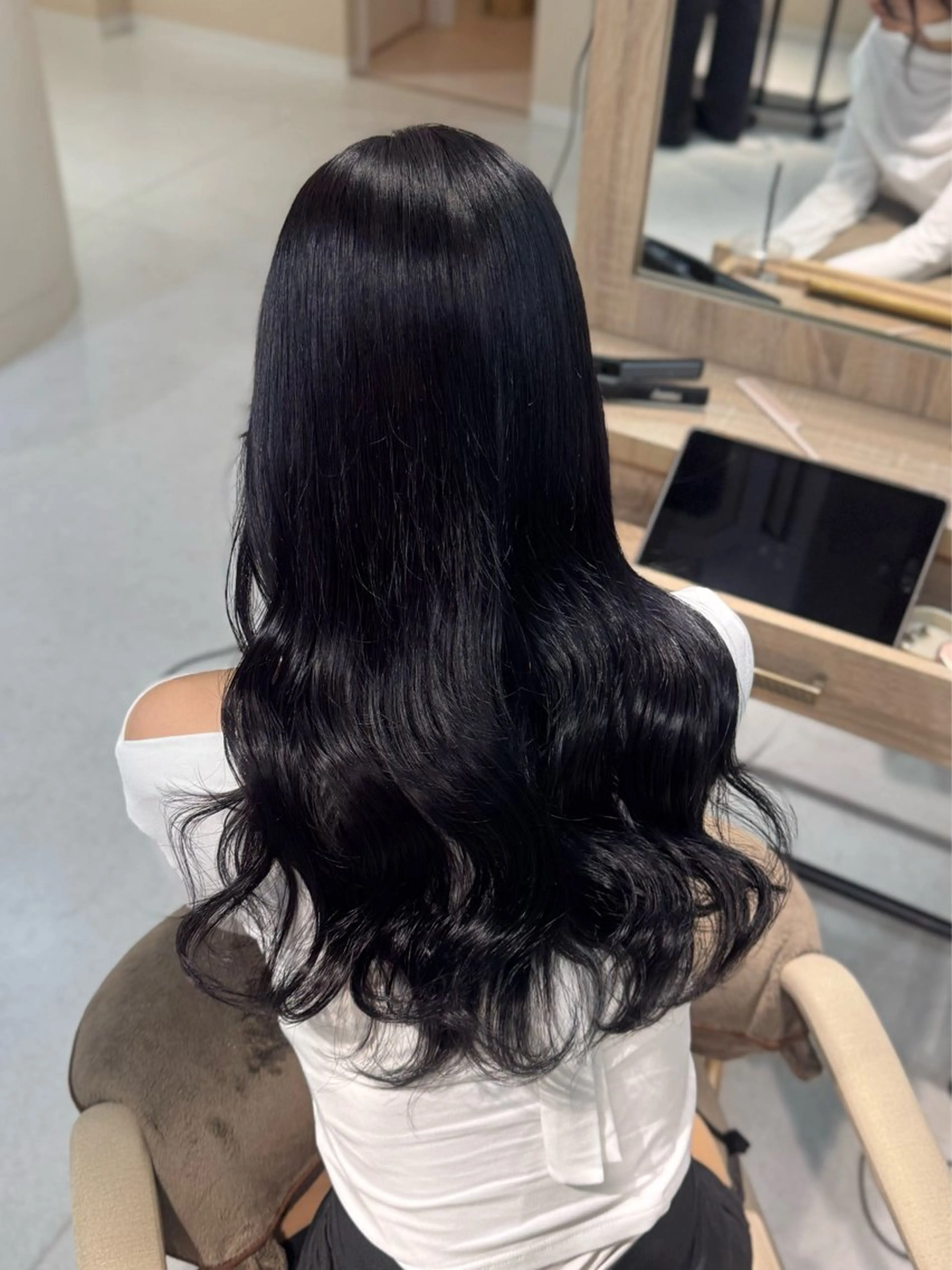 ロング カラー ラベンダーカラー ラベンダーグレー ヘアカラー jupreÿ 𝒔𝒂𝒚𝒂🍓のヘアスタイル