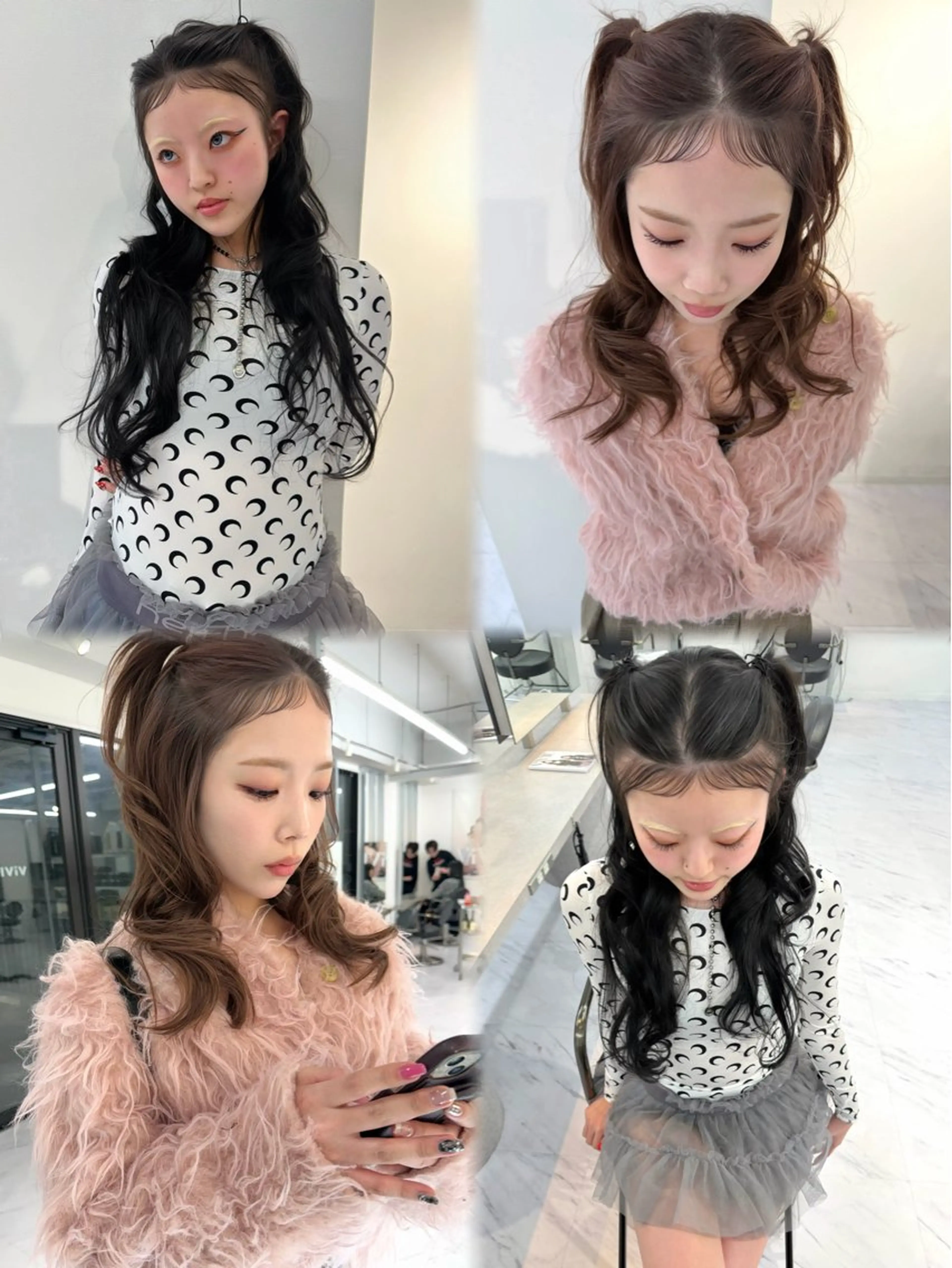 ロング カラー パーマ ヘアアレンジ ベージュカラー ブリーチ ケアブリーチ デザインカラー ダブルカラー カット ヘアカラー パーマ トリートメント TATSUブリーチ/ ミルクティーベージュのヘアスタイル