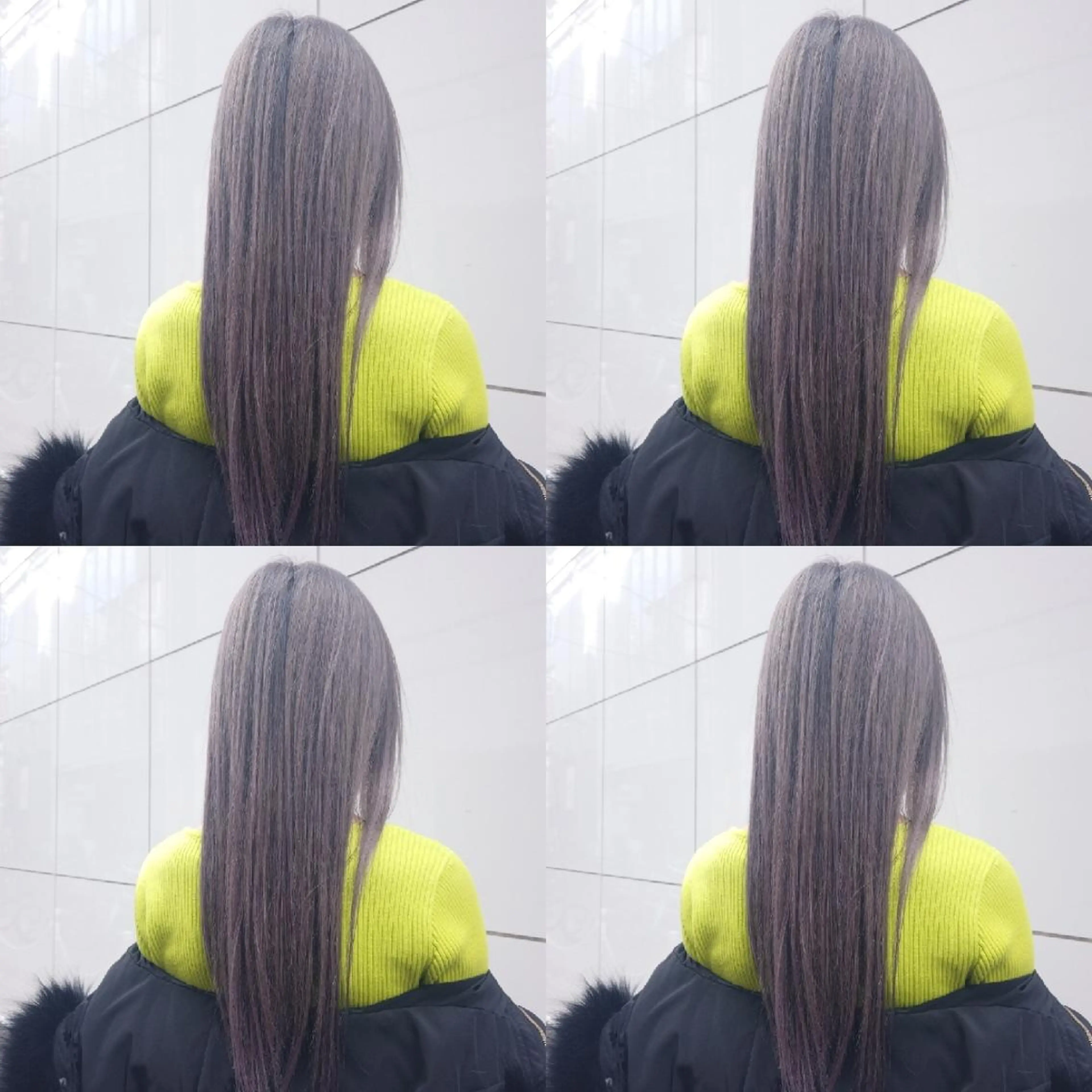 セミロング カラー ヘアアレンジ ブリーチ カット トリートメント 竹内啓太 ボブのヘアスタイル