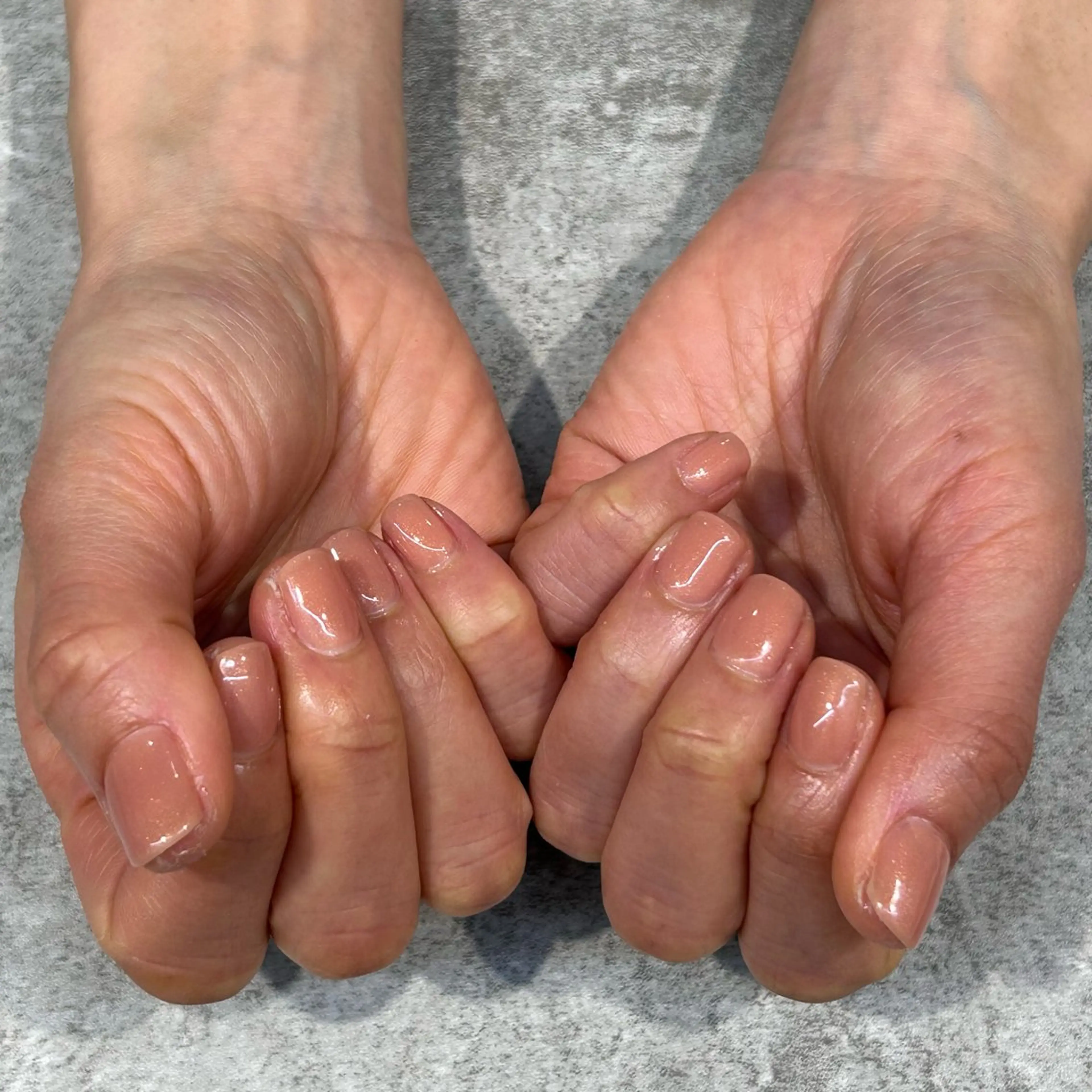 ネイル ラメ(グリッター) ハンドネイル 半藤 菜月のネイルデザイン