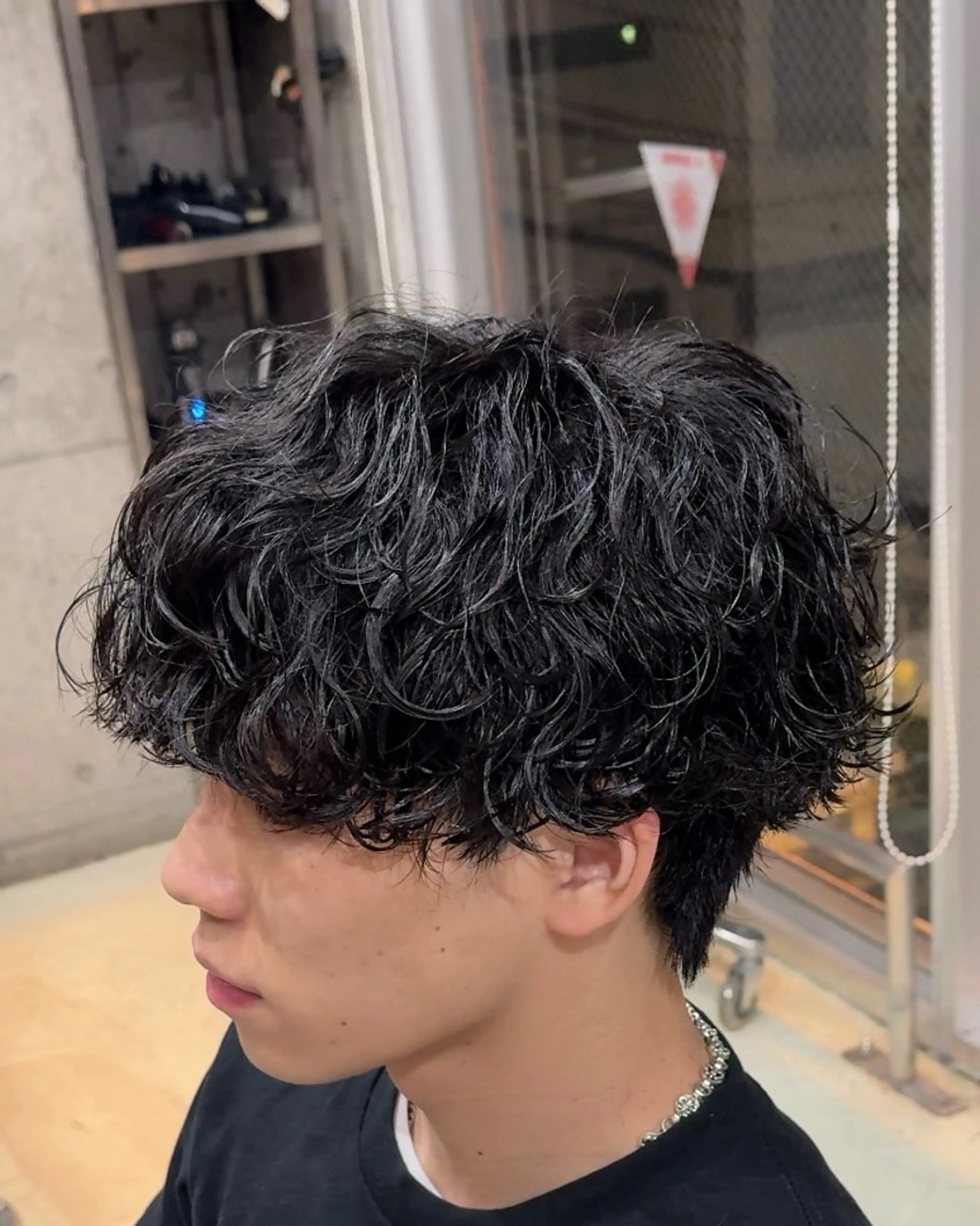 パーマ メンズ fifth原宿 今村圭一のヘアスタイル