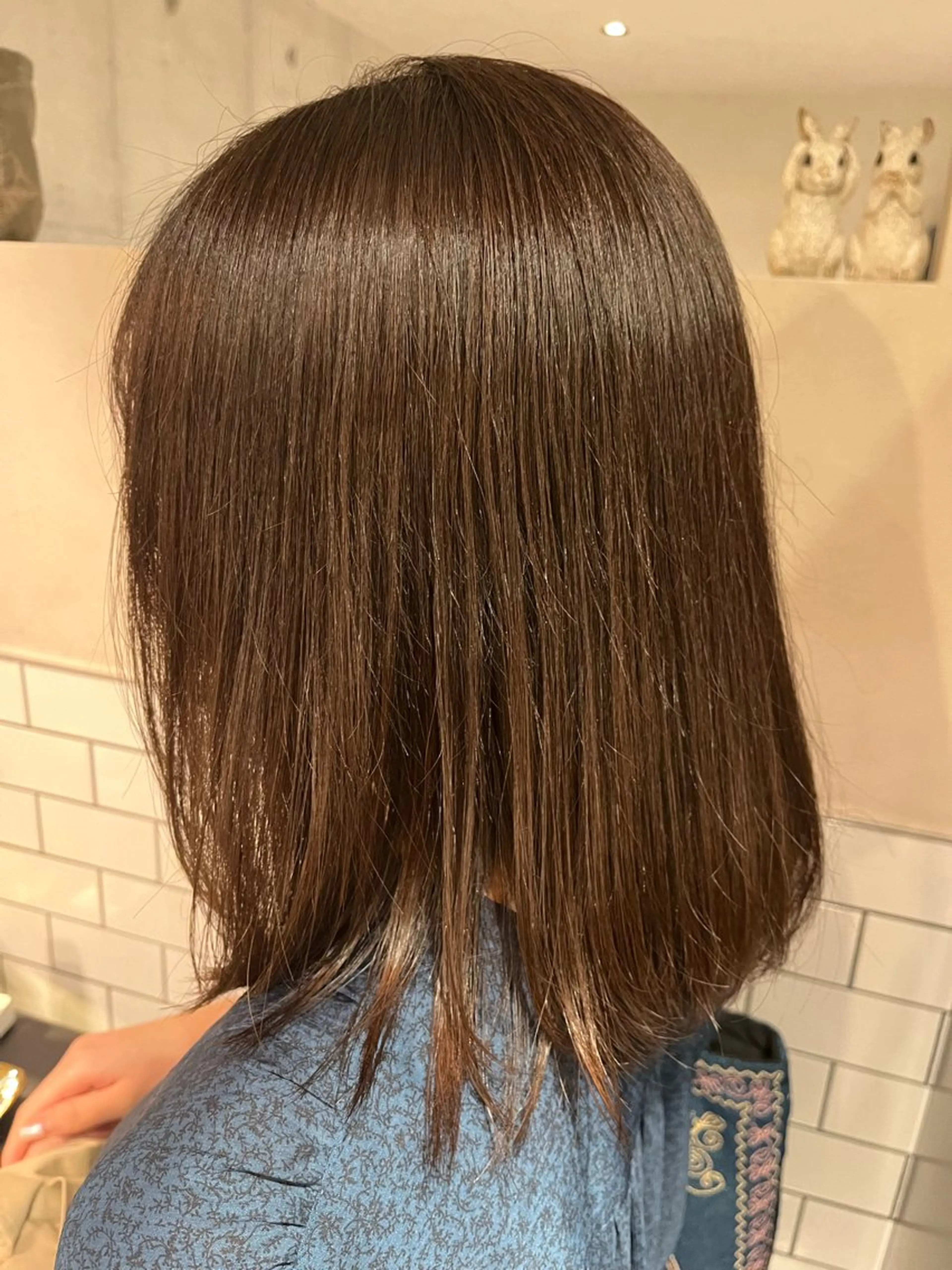 カラー ブリーチ グレージュ ブリーチなしカラー 田中 涼太のヘアスタイル