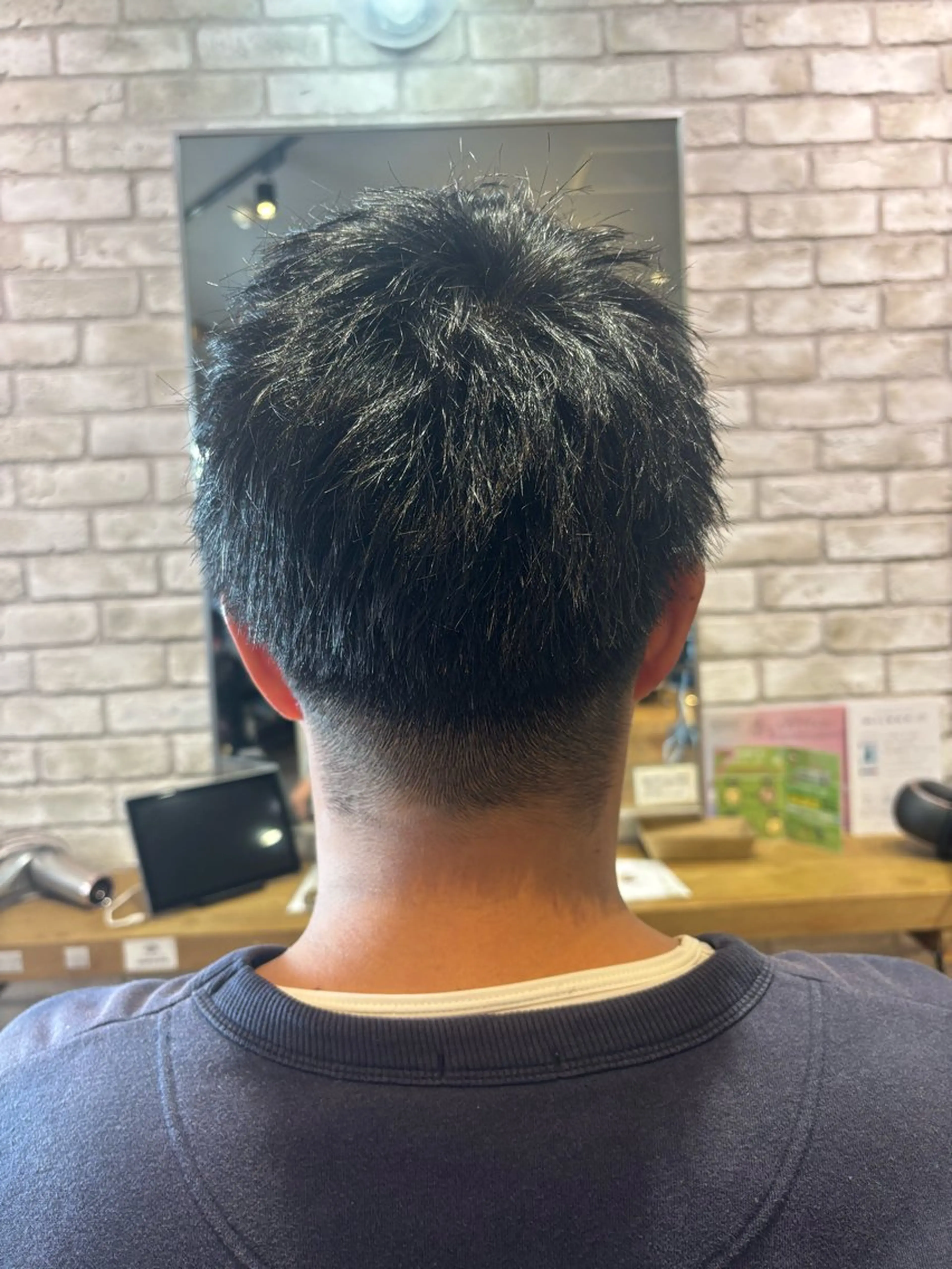 メンズ ツーブロック 刈り上げ カット 🎀ワンレンボブ🎀 ワンカラー　あゆみのヘアスタイル