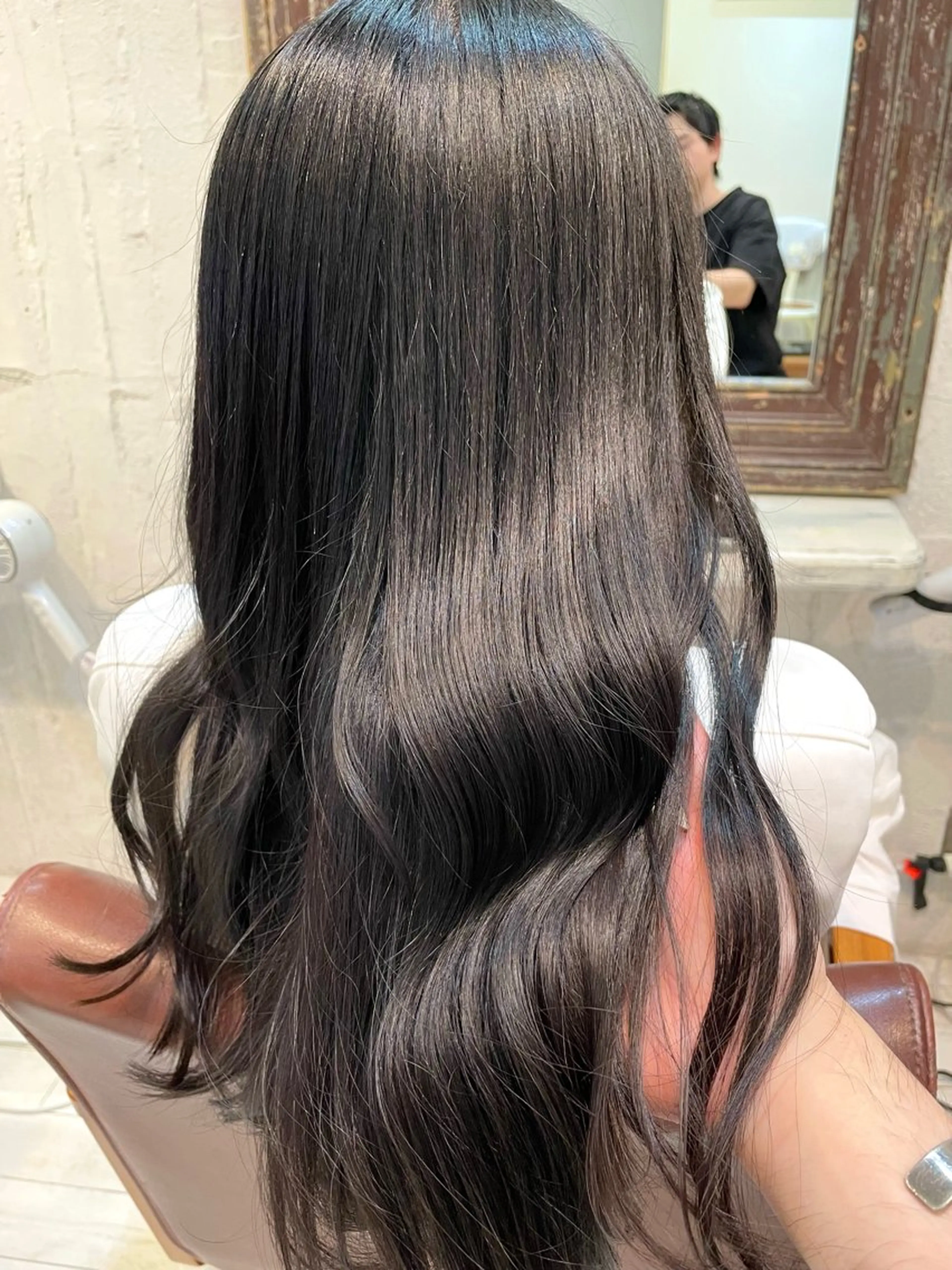 ロング 髪質改善 トリートメント カット トリートメント 髪質改善／ブリーチ 宮武　湧斗のヘアスタイル