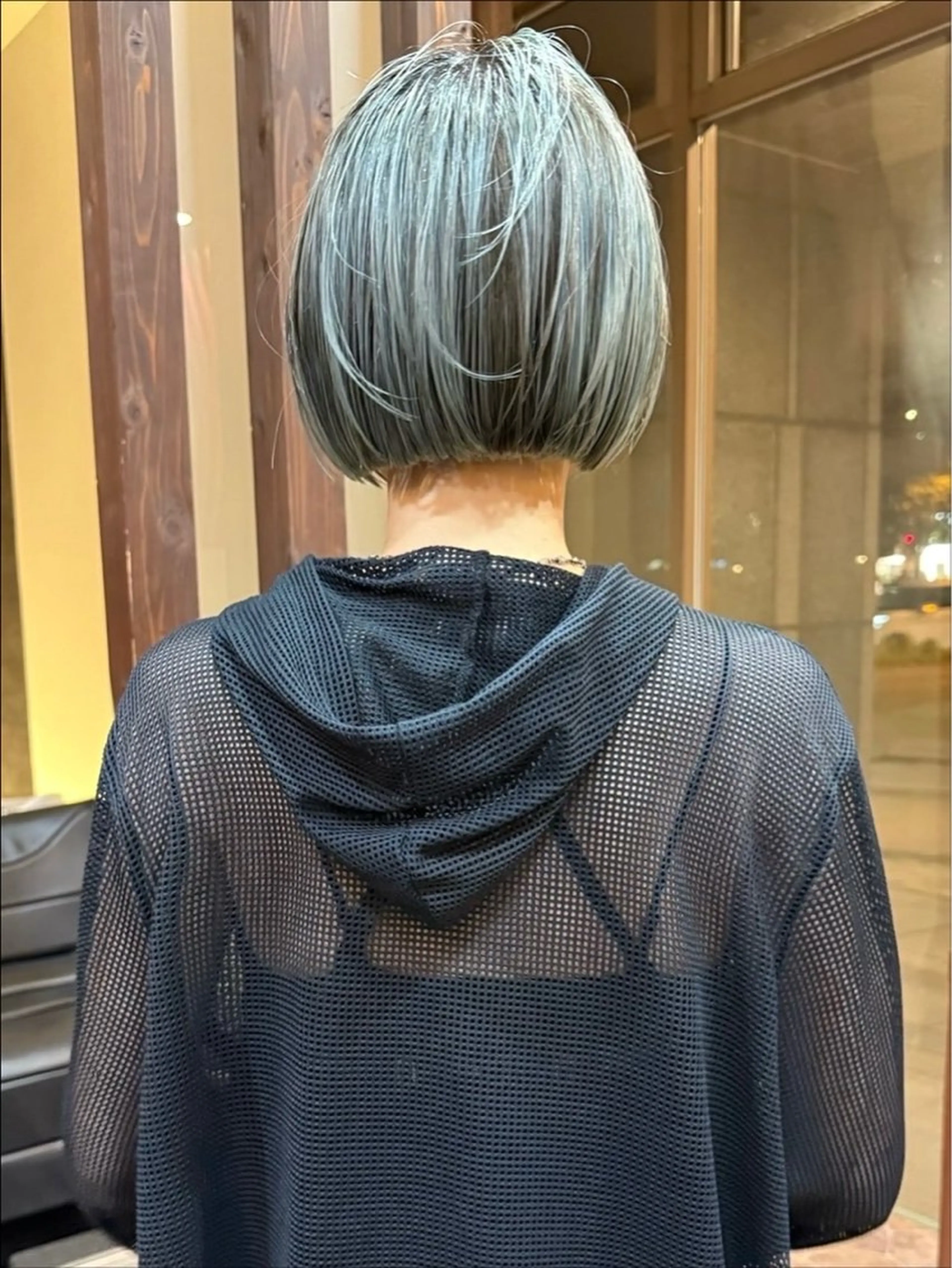 ショート ボブ/ハイトーン/ 岡山駅/別曽遥也のヘアスタイル