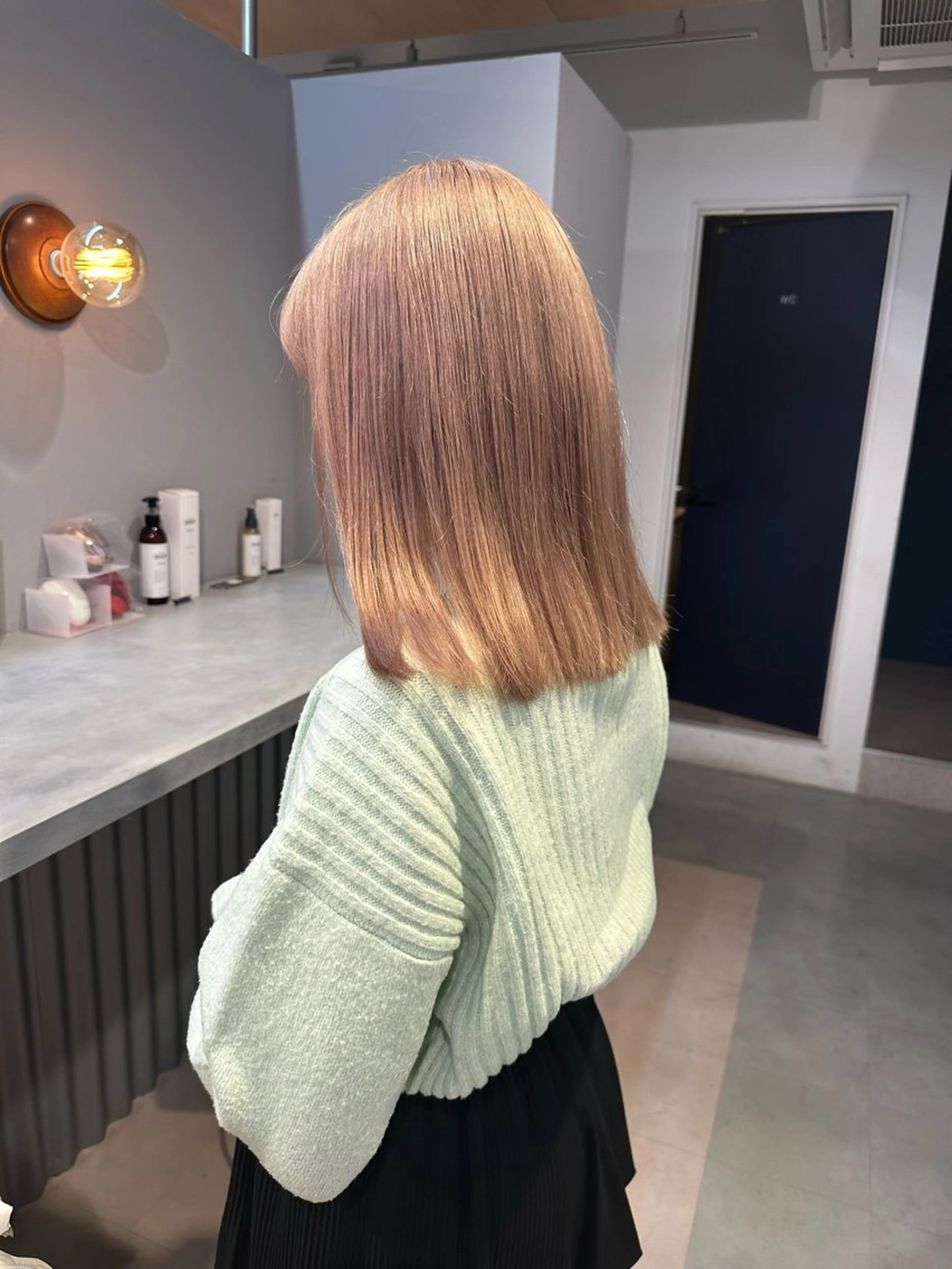 ミディアム カラー ヘアカラー トリートメント 💖ハイライト/ハイ トーン💖MIKIのヘアスタイル