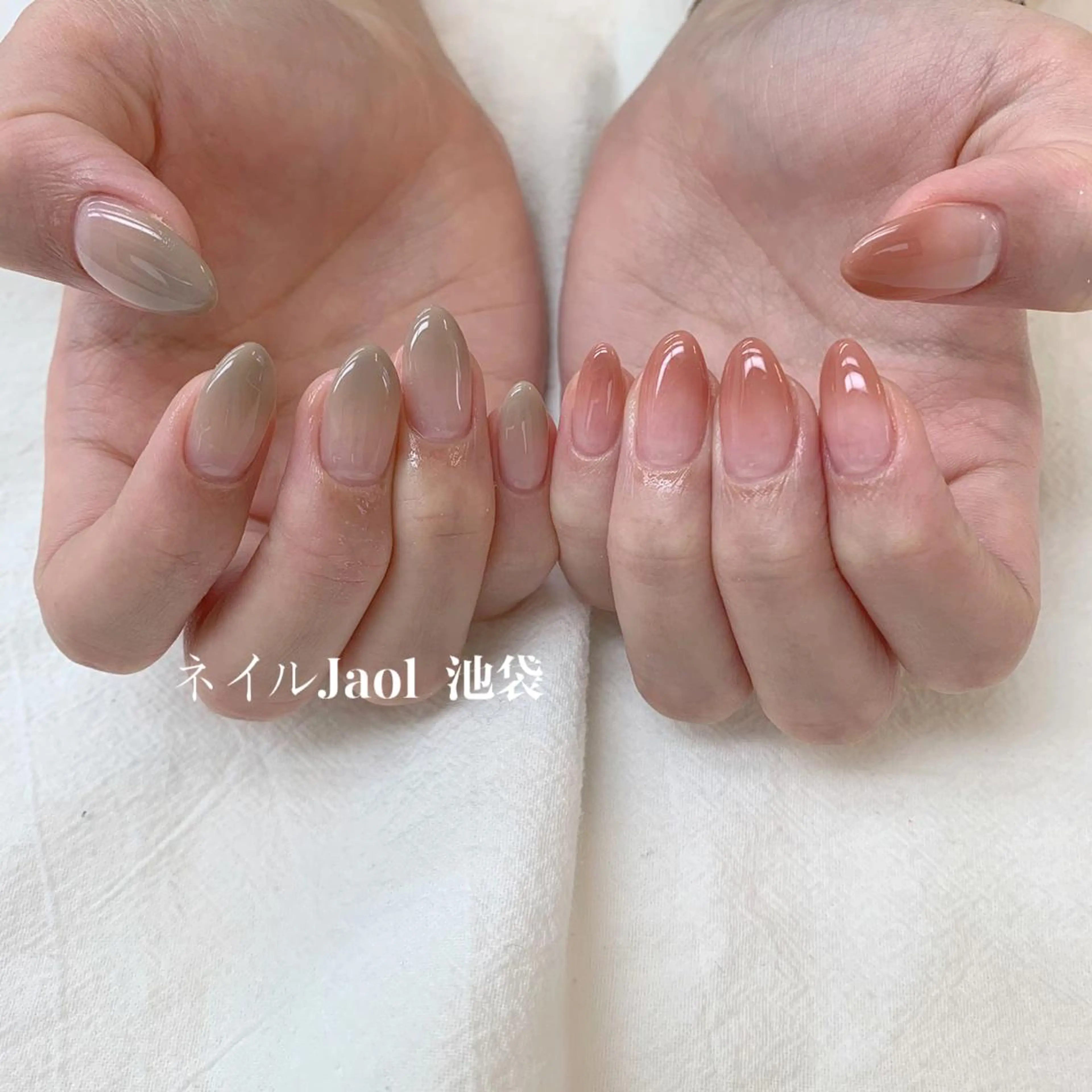 ミディアム ハンドネイル ネイルJaol 池袋のネイルデザイン