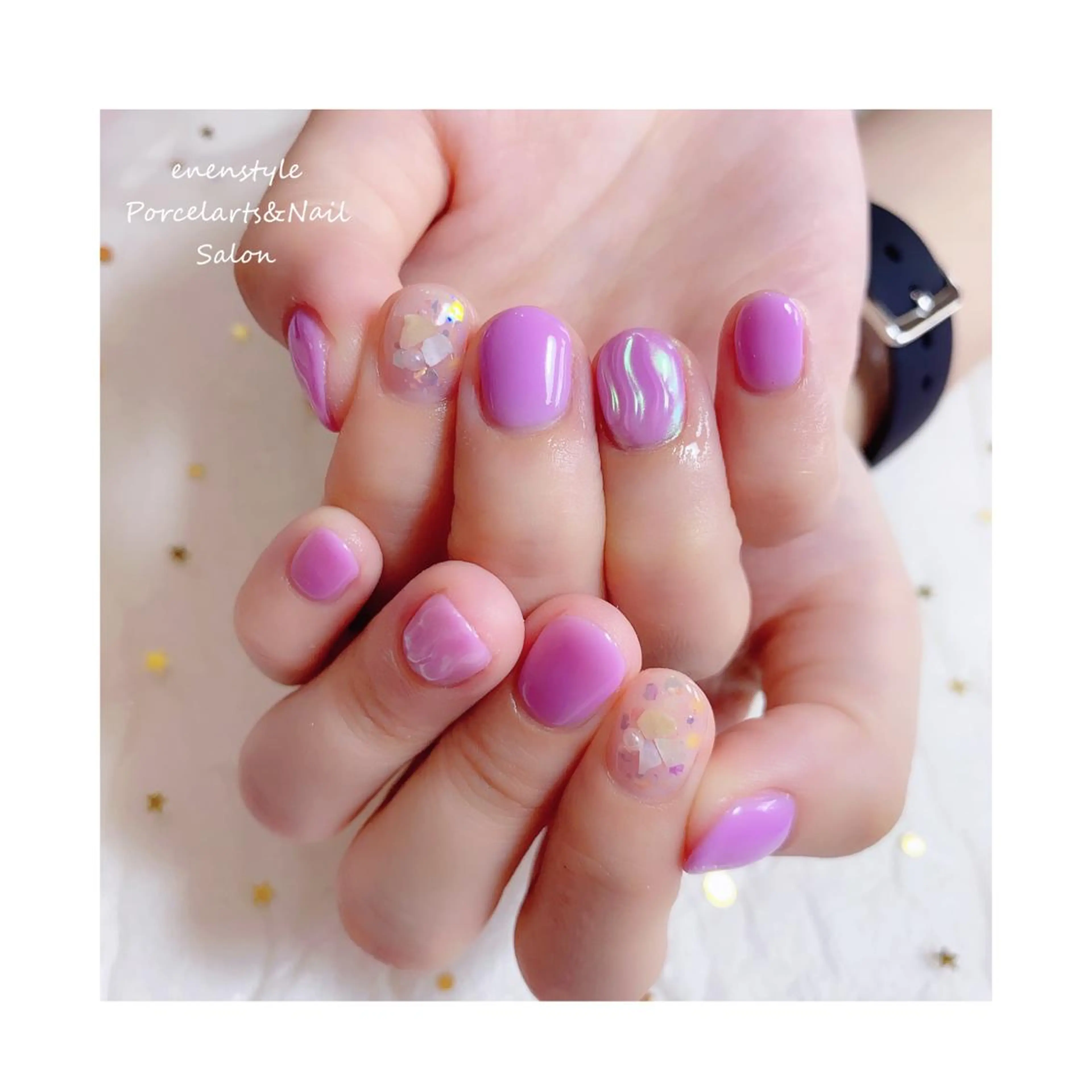 ショート ネイル ジェルネイル ニュアンスネイル オフィスネイル ワンカラーネイル パラジェル ハンドネイル 👑enen style👑のネイルデザイン