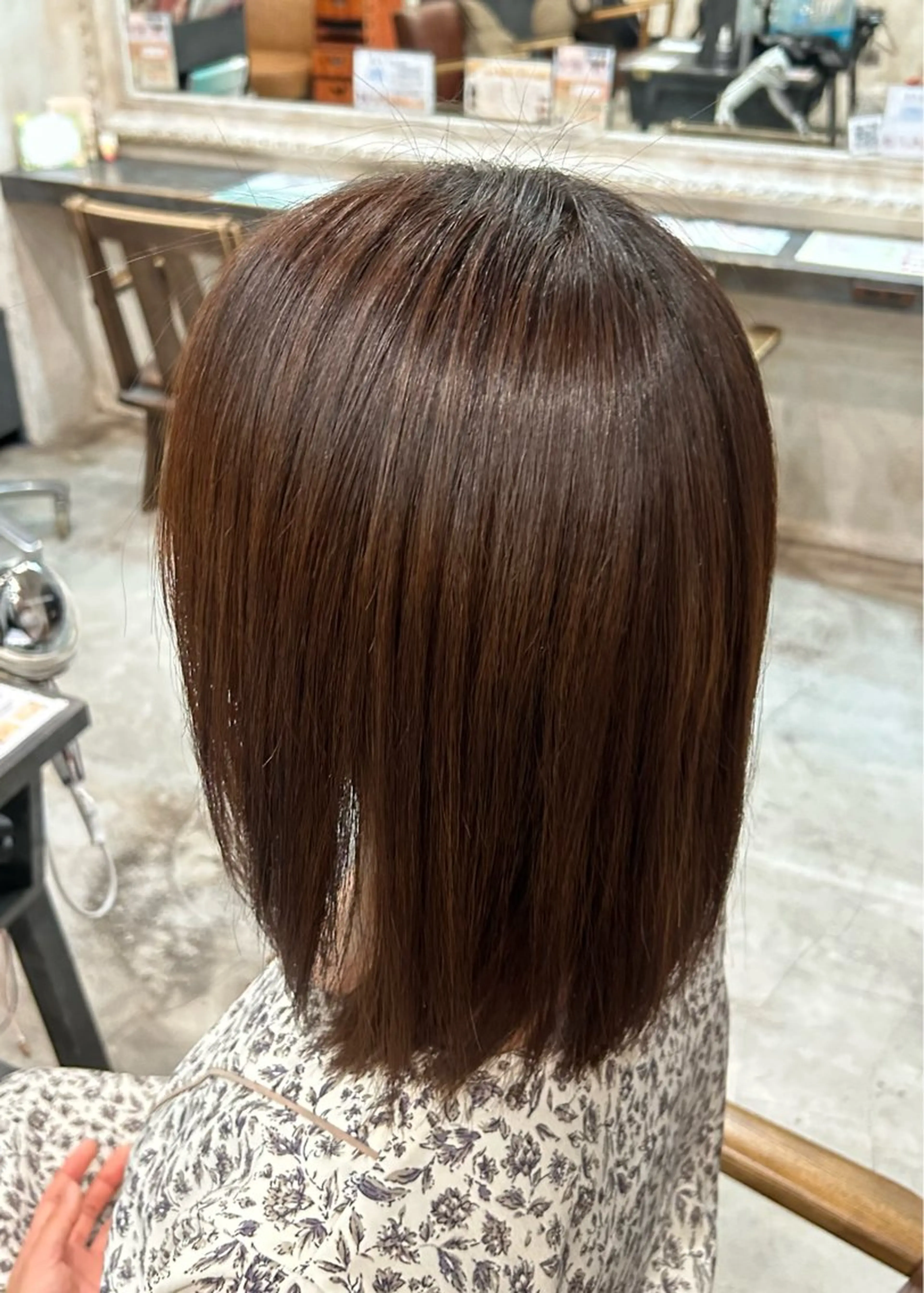 セミロング カラー パーマモデル募集✨ 小森谷のヘアスタイル