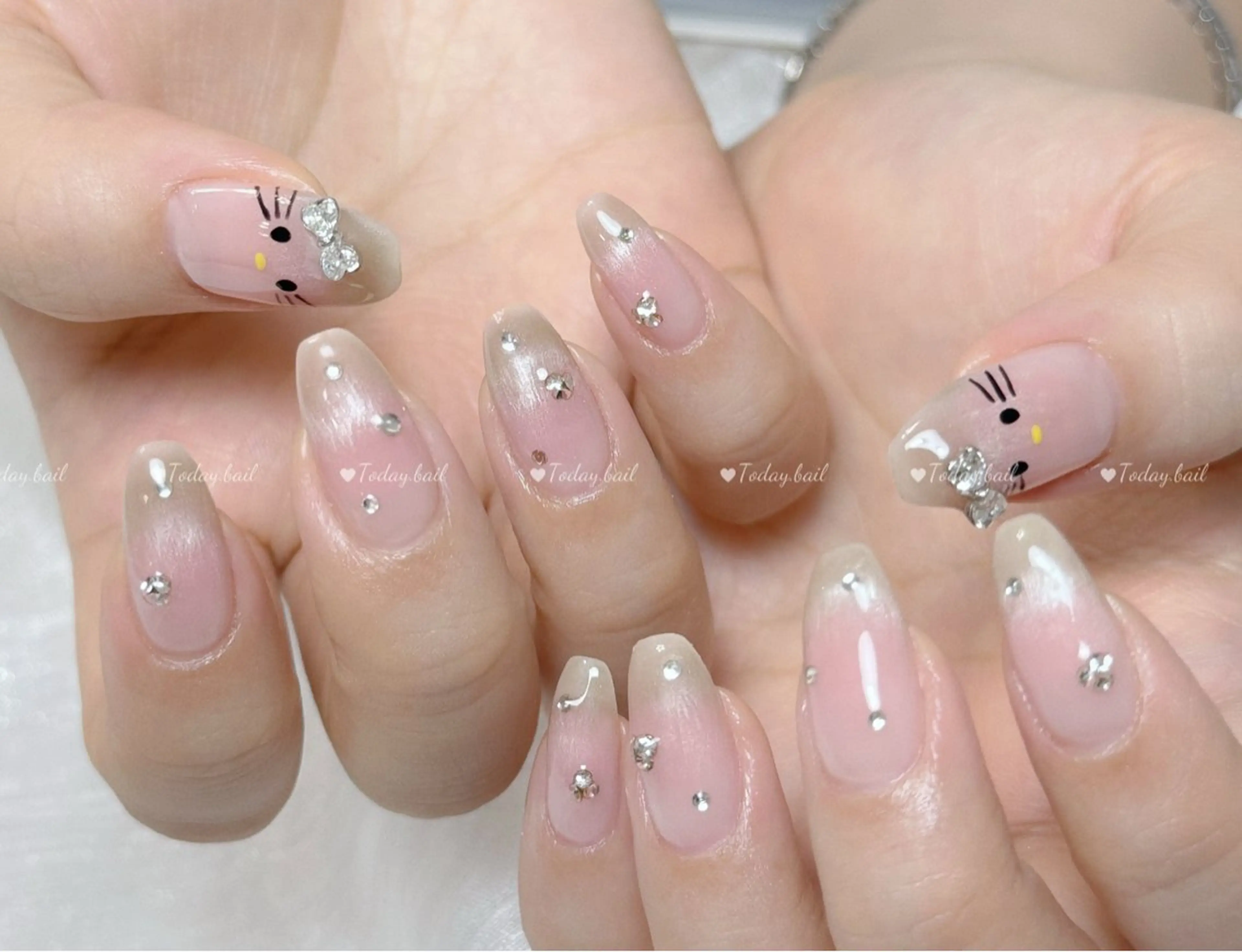 ネイル ハンドネイル 🎀Today nail💅のネイルデザイン