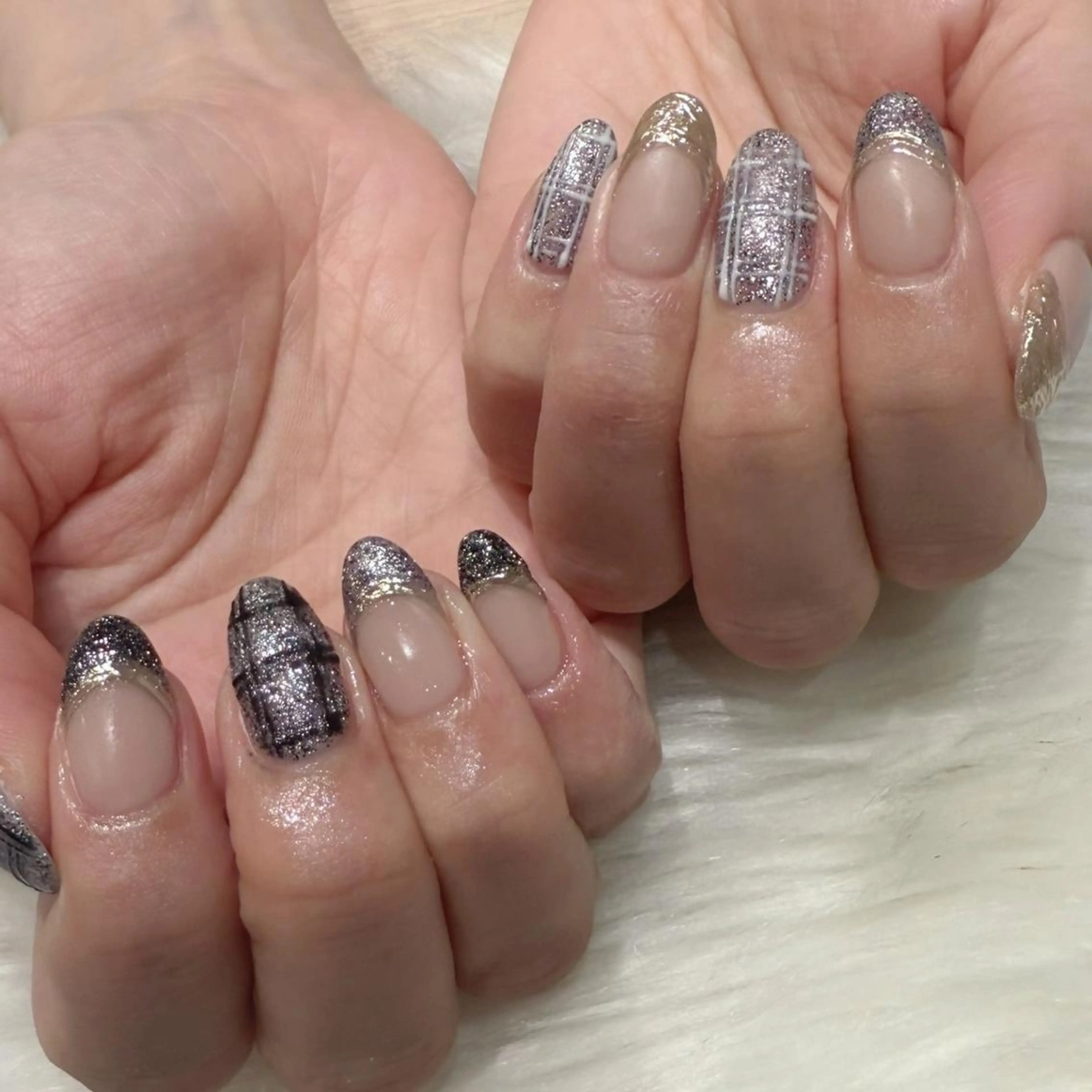 ネイル フレンチネイル ハンドネイル Kanai Harukaのネイルデザイン