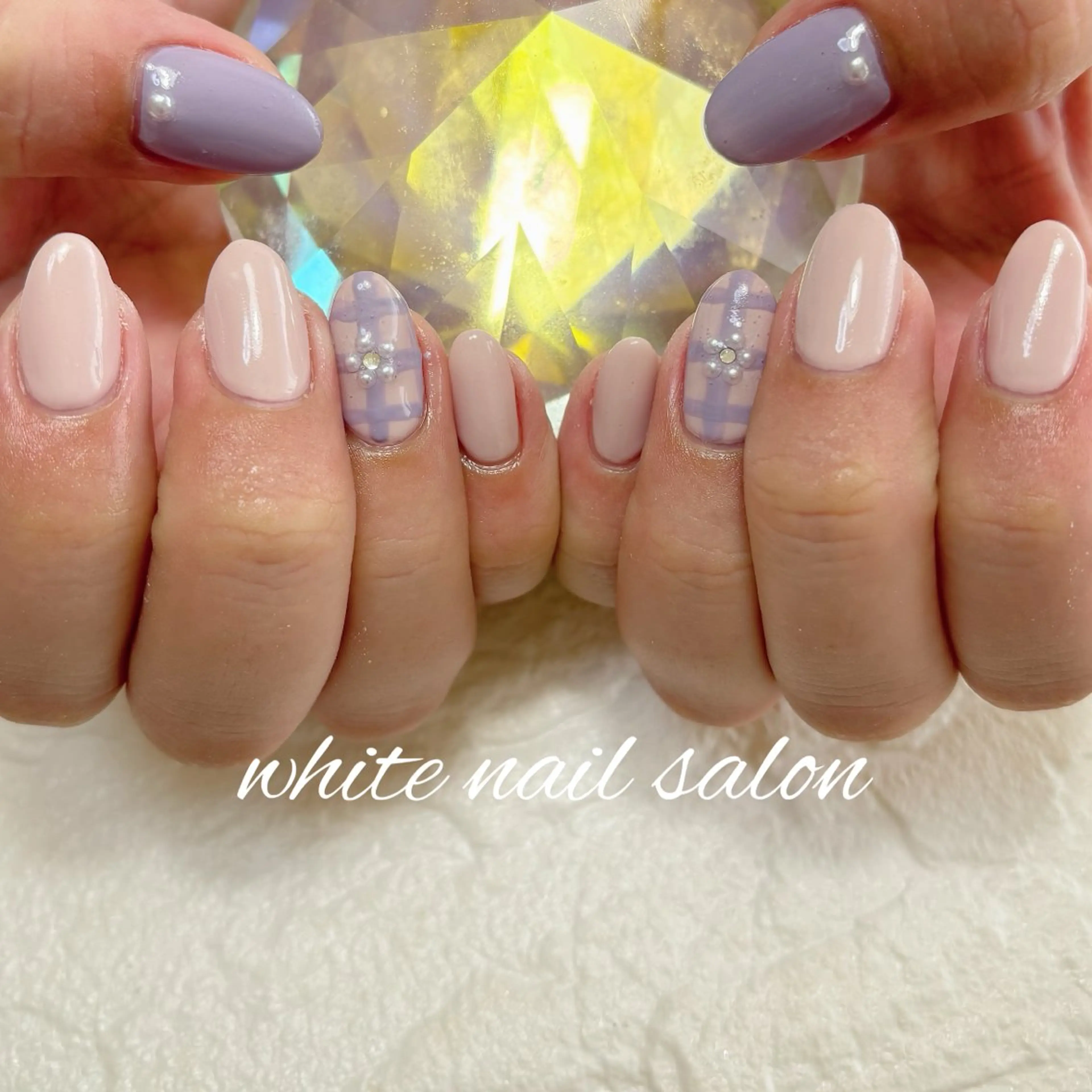 ネイル フットネイル ハンドネイル white nail salonのネイルデザイン