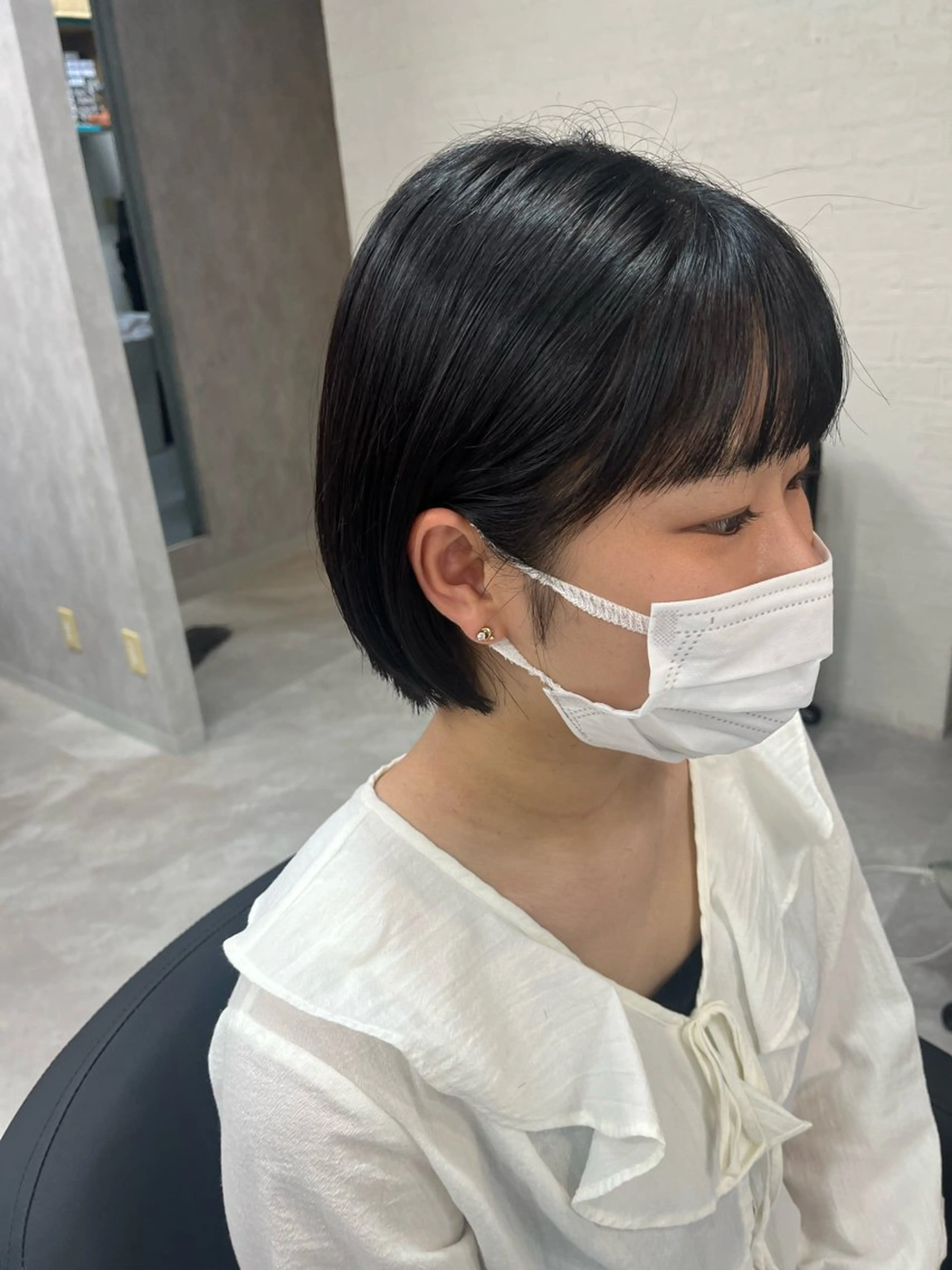 ショート ショートボブ ボブ ショートヘア 縮毛矯正 💛【Dico】 ayuna💛のヘアスタイル