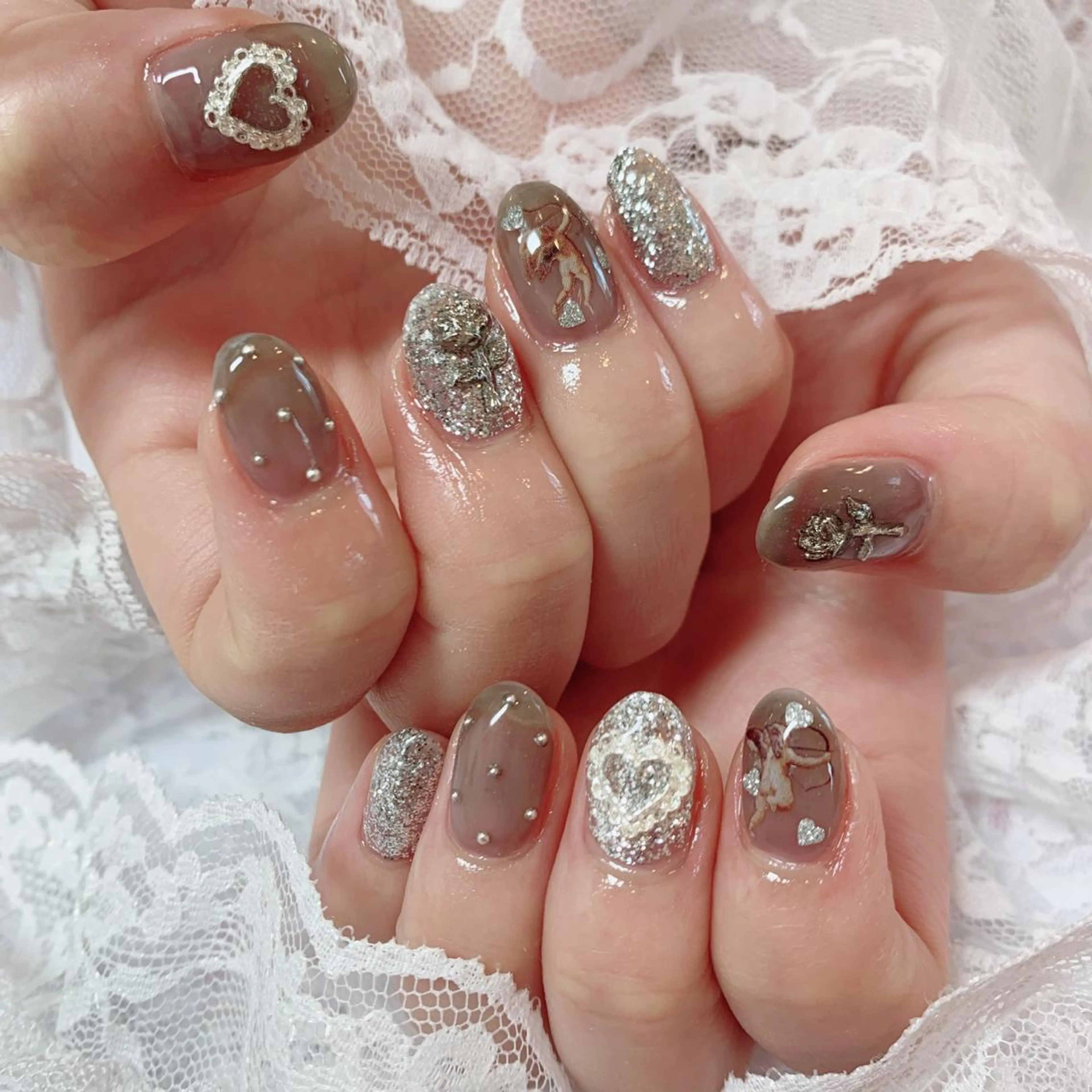 ネイル ハンドネイル La neige* yuki 🐩🌙のネイルデザイン