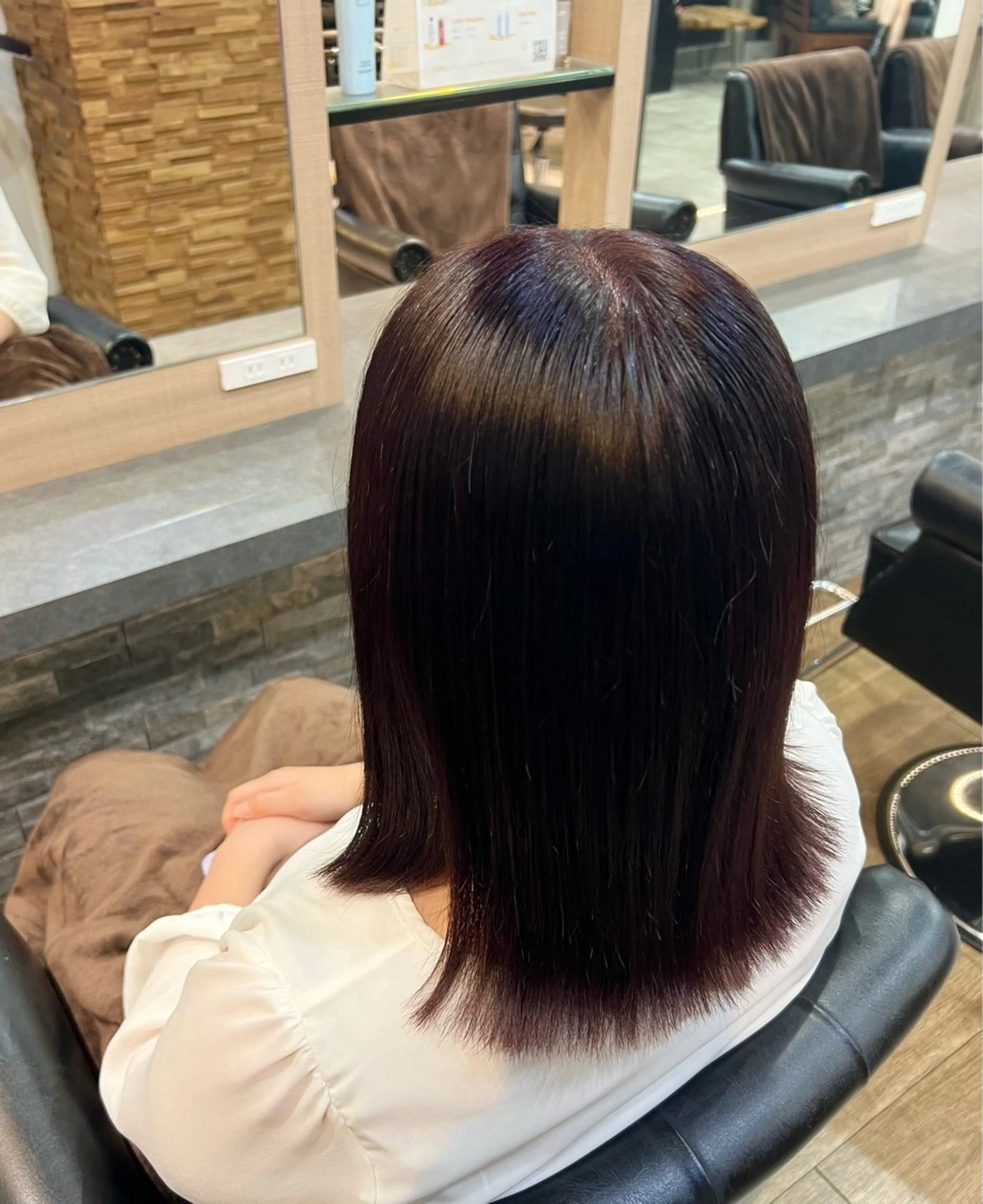 ミディアム Lapis ちはなのヘアスタイル