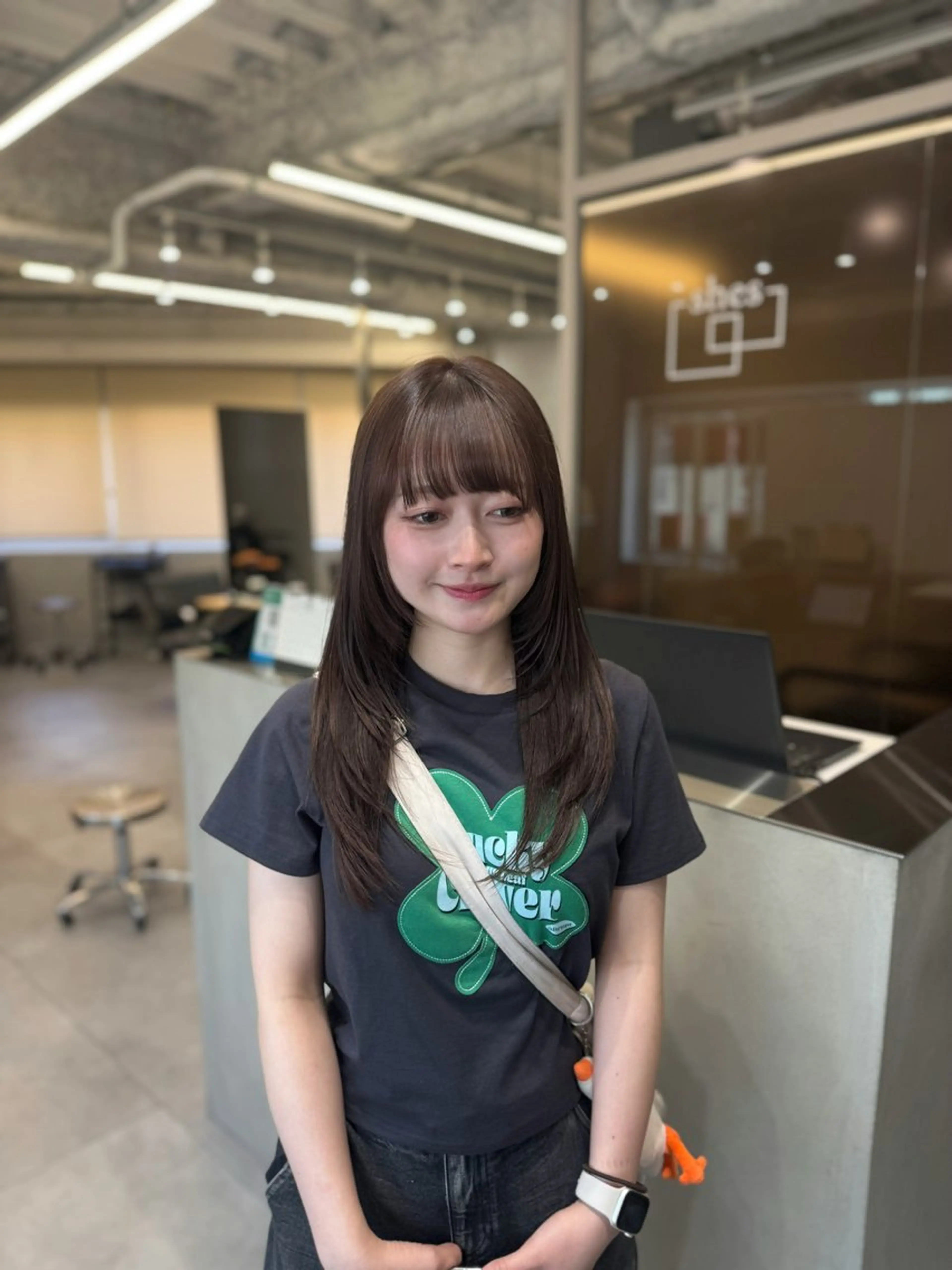 カラー 透明感カラー グレージュ NAO/ 髪質改善/艶カラーのヘアスタイル