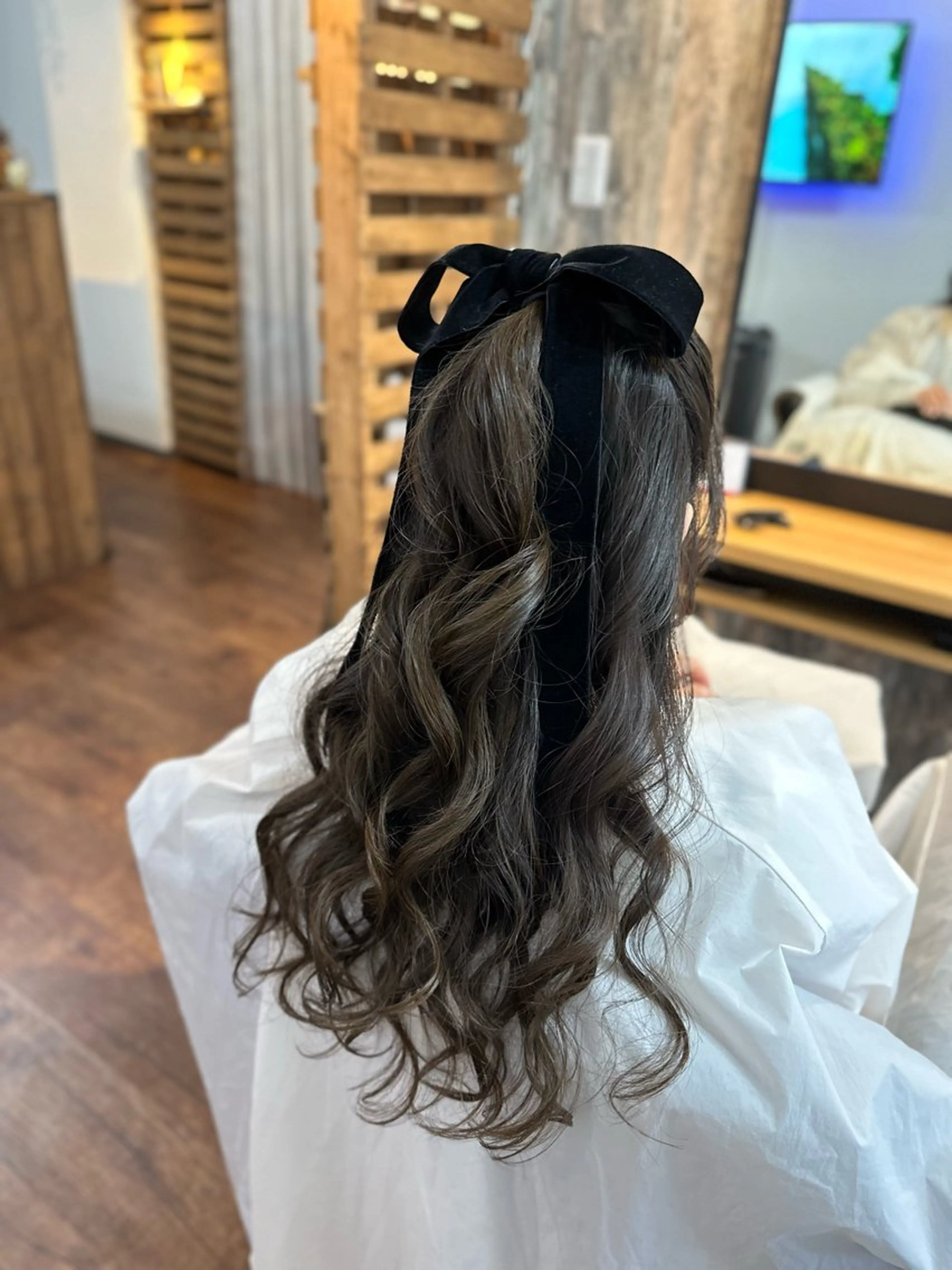 ロング ヘアアレンジ ハーフアップ ヘアセット Lizir  ルズィール所属・Luzir⭐︎ GEN⭐︎のヘアスタイル