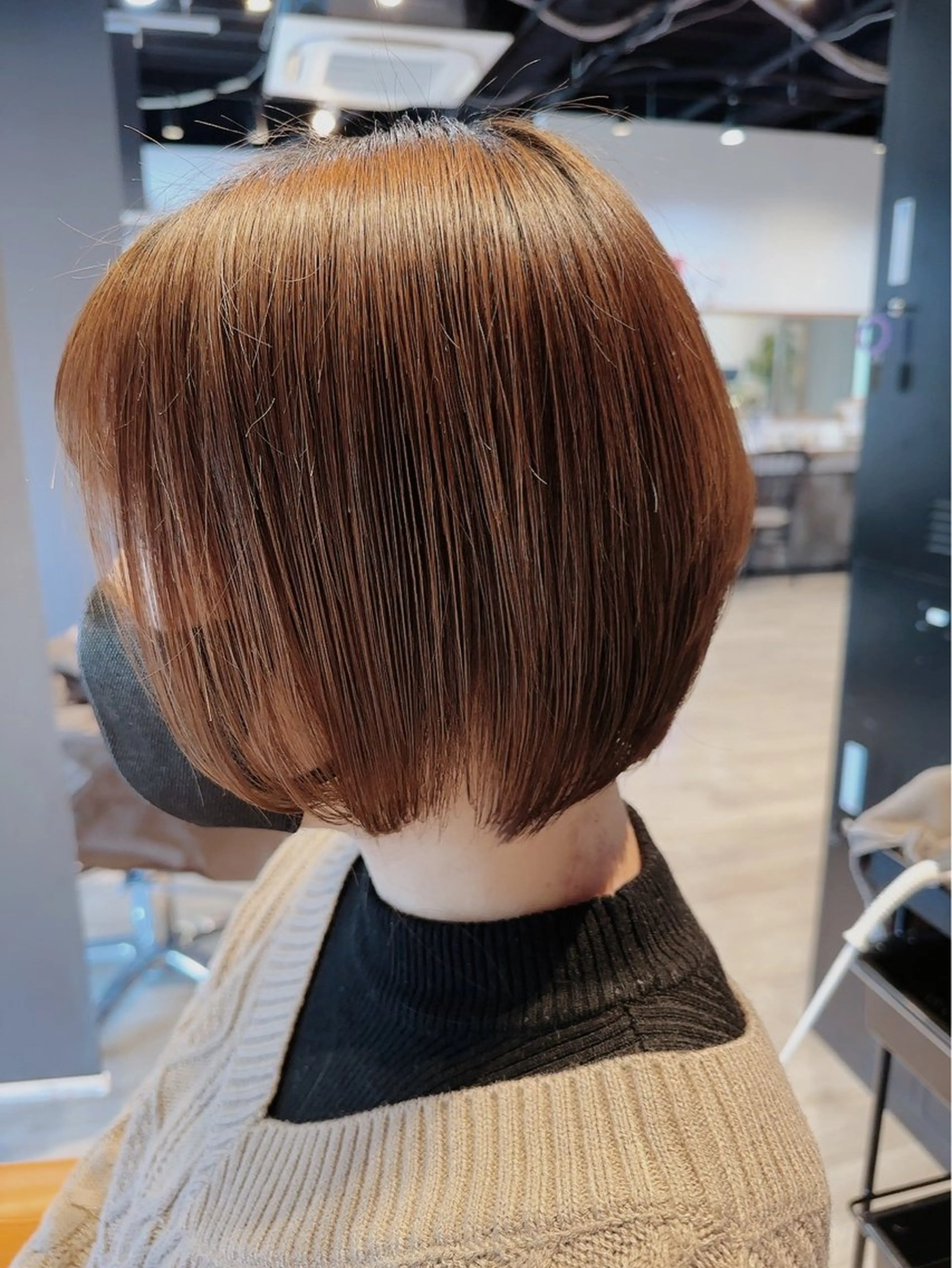 ミディアム 髪質改善&ストレート ✂︎鈴木青樹のヘアスタイル
