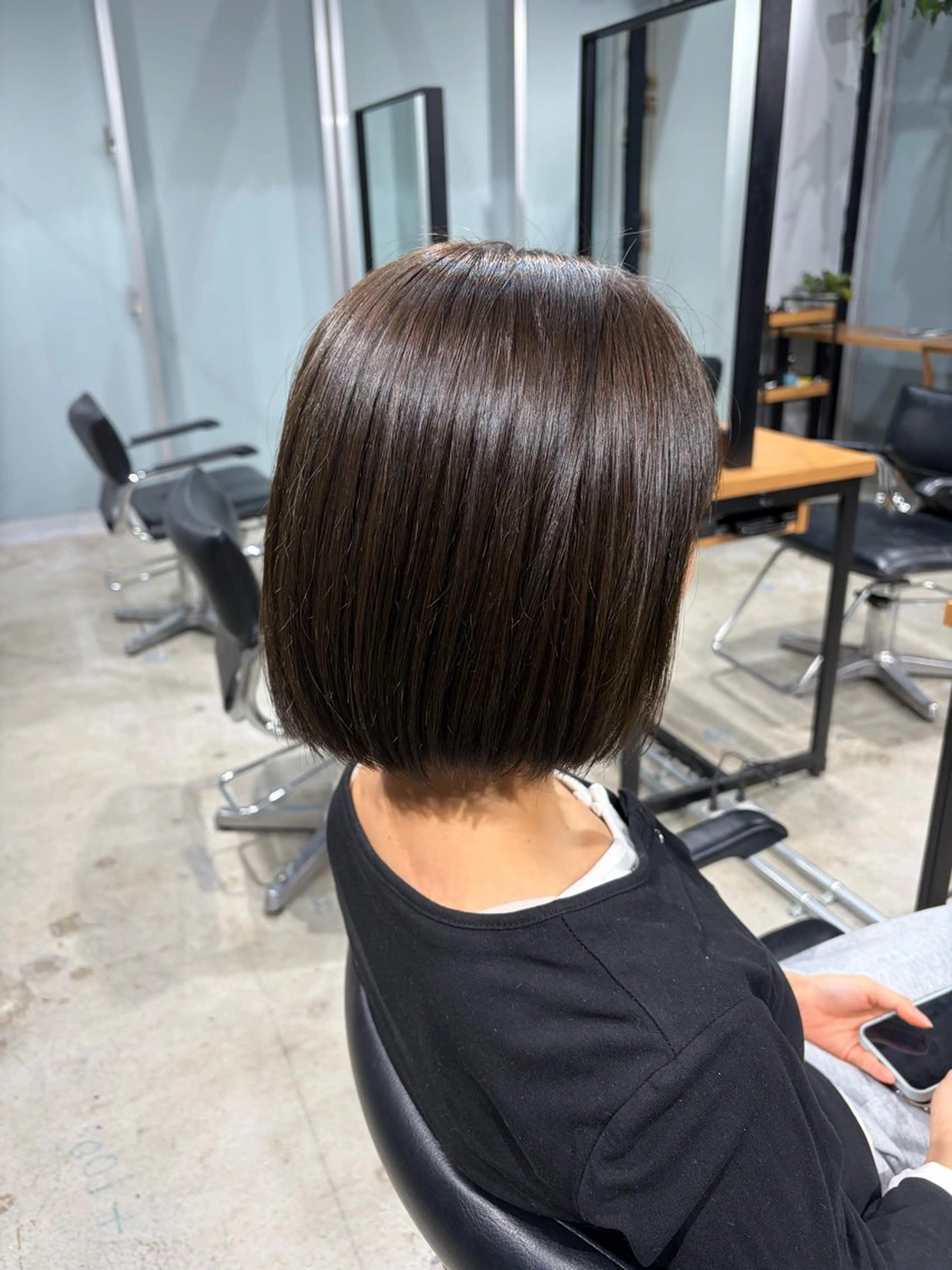 ミディアム カラー ナチュラルカラー リタッチ　あんりのヘアスタイル