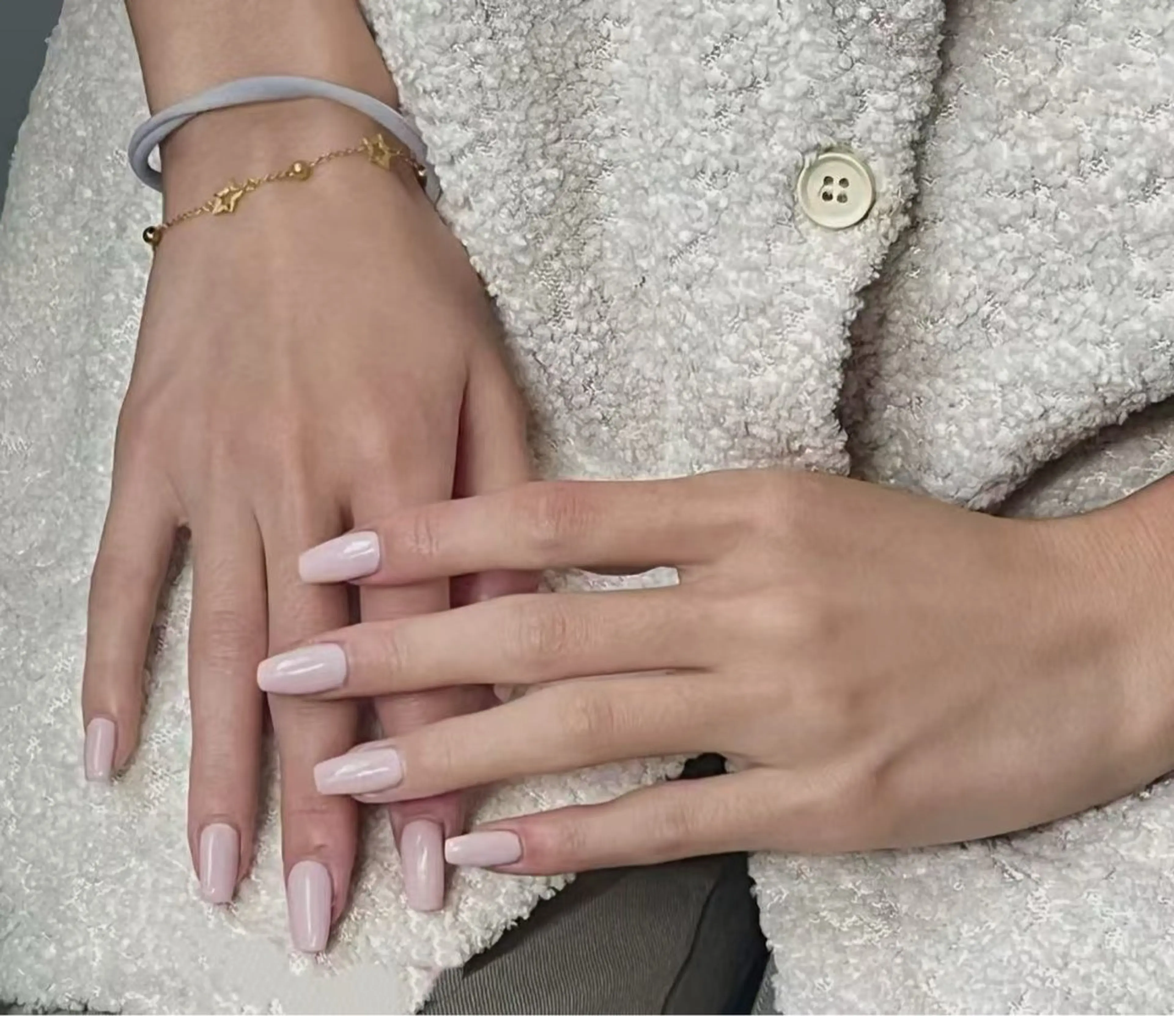 ネイル フラワーネイル フレンチネイル ジェルネイル ガラスフレンチ ハート ハンドネイル BabyYouMi nailのネイルデザイン