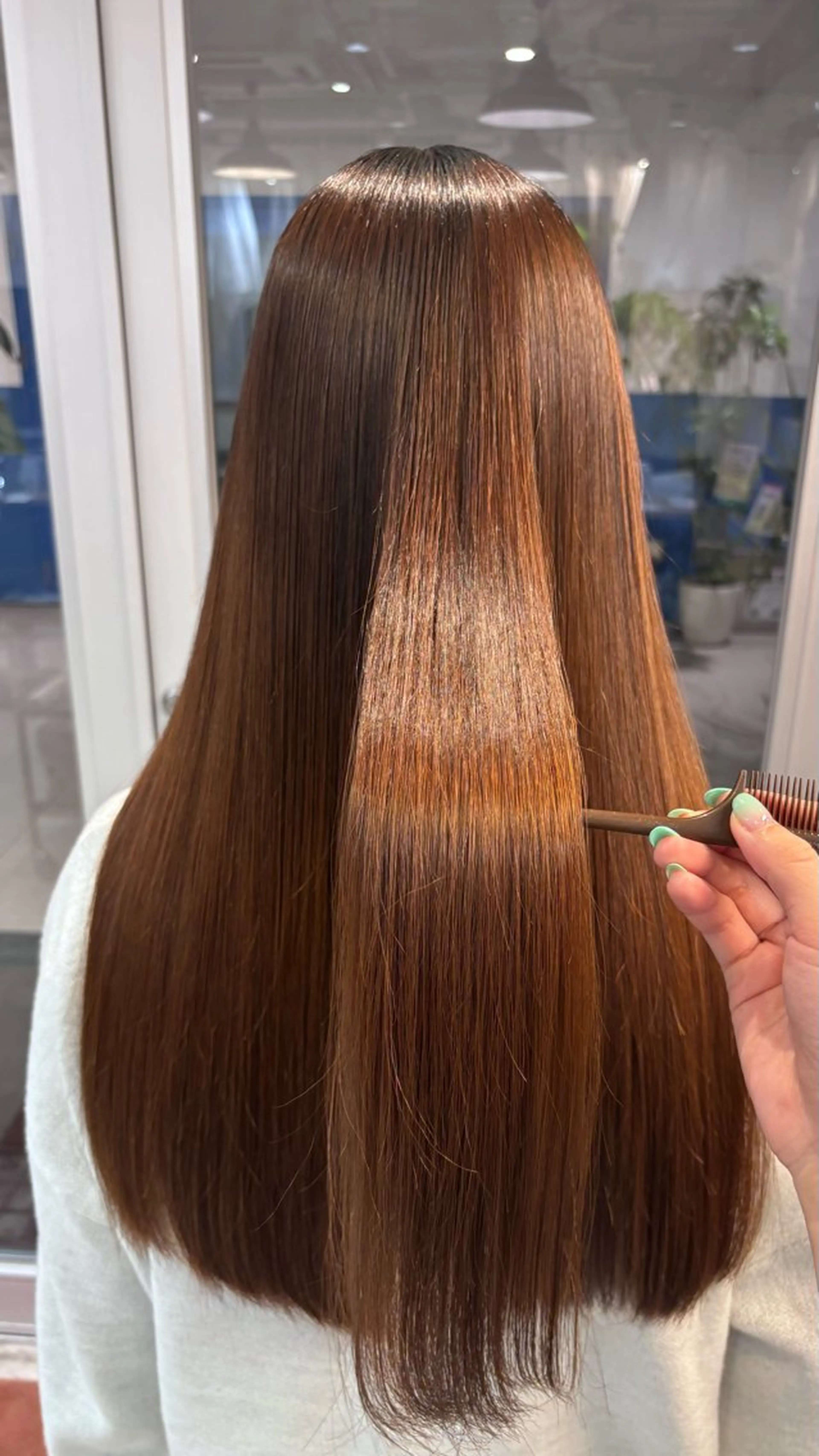 ロング 縮毛矯正 縮毛矯正/千葉 /姫花🫧🐇のヘアスタイル