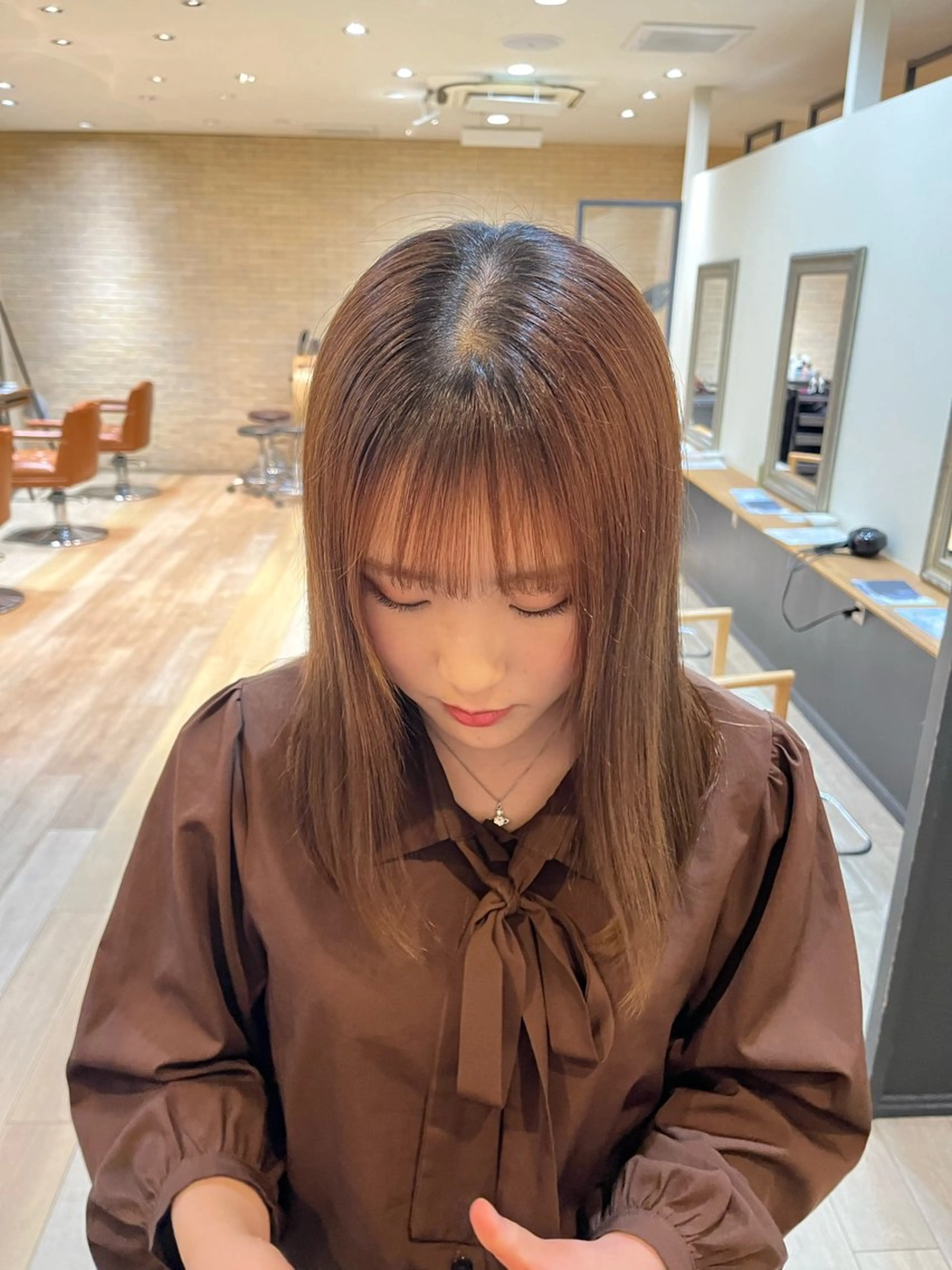 セミロング みゆ/ カラーリスト🎀のヘアスタイル