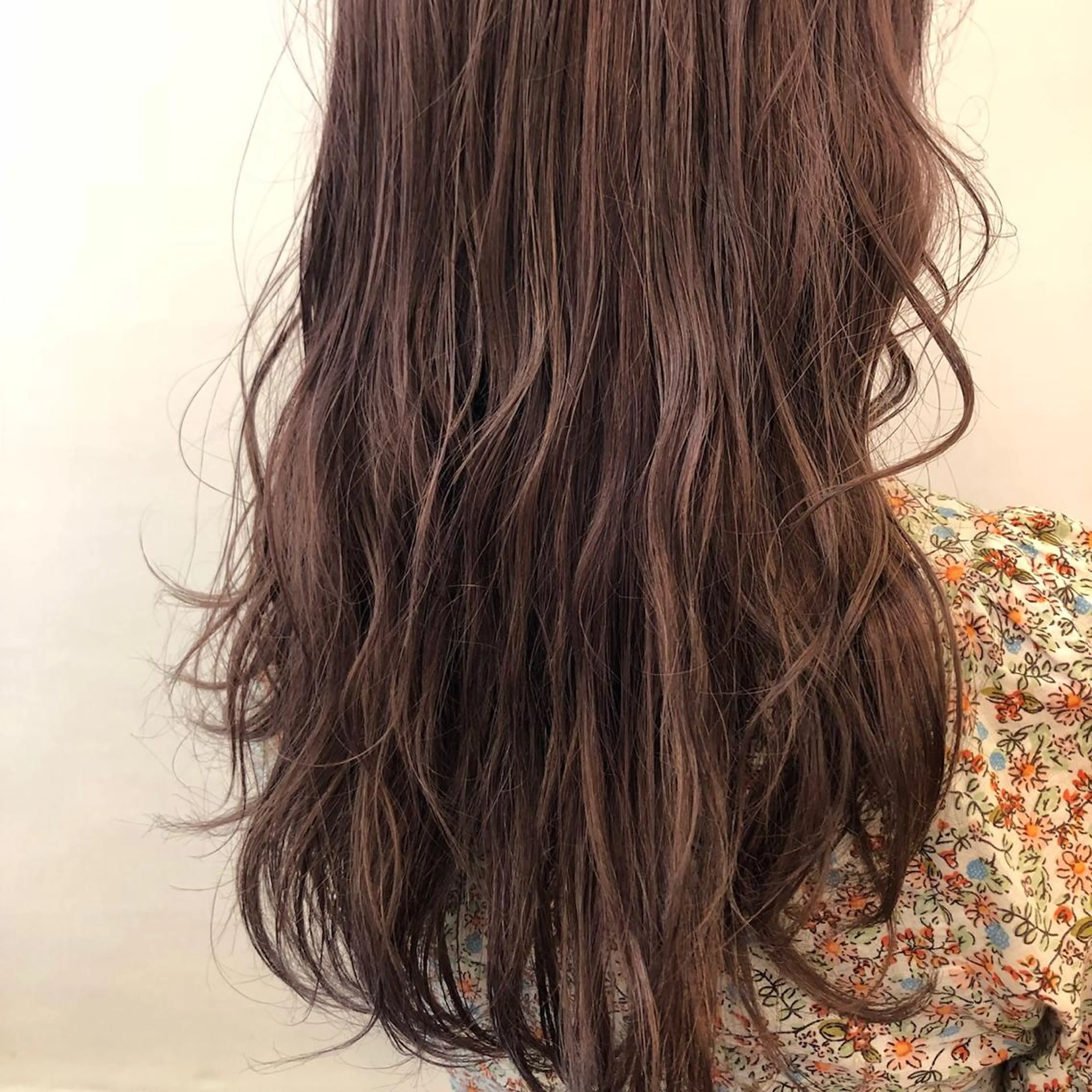 ロング パープルカラー レイヤー/ハイトーン 🧸SENAのヘアスタイル