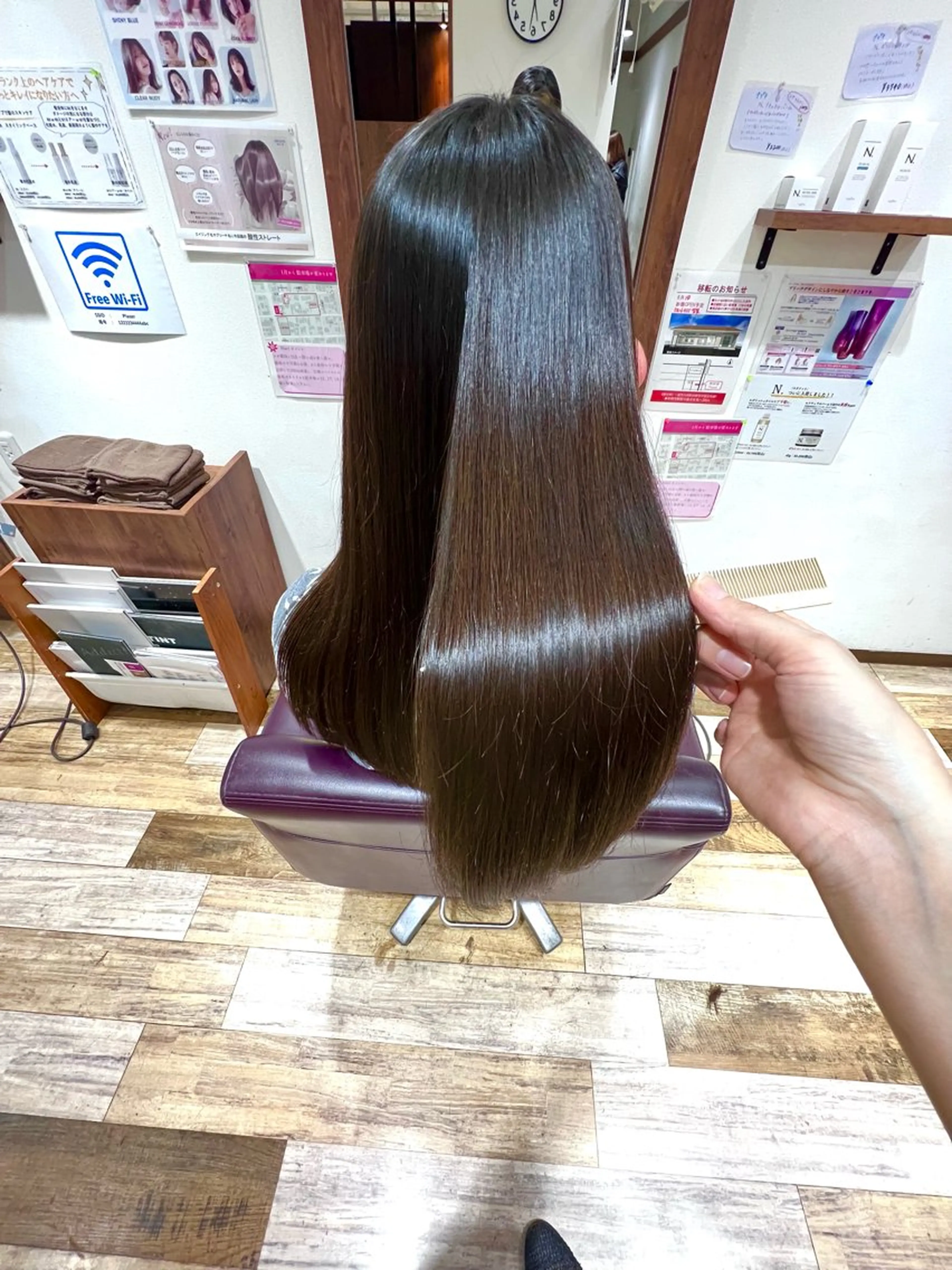 カット＋縮毛矯正＋トリートメントの写真