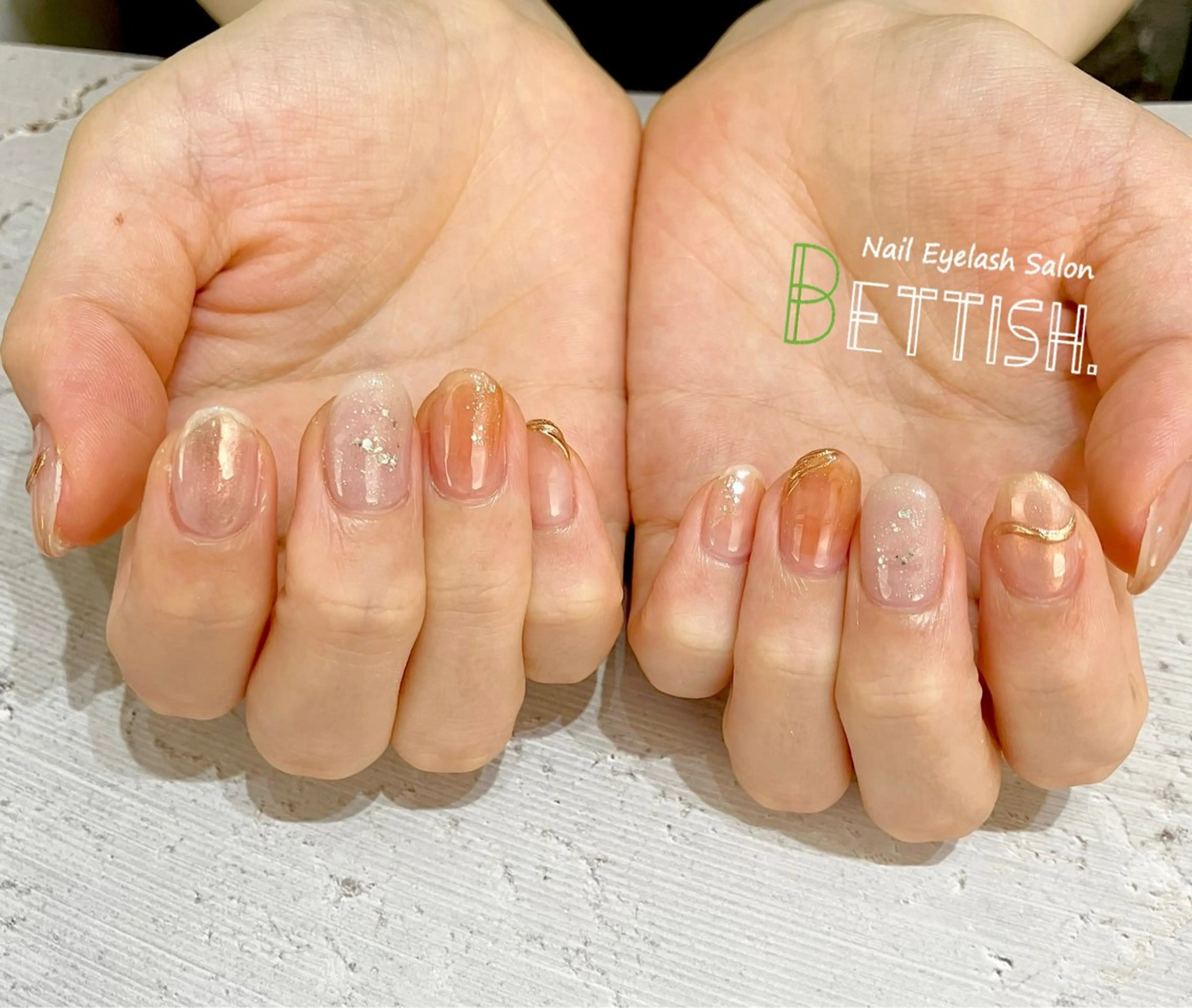 ネイル オレンジ BETTISH. KUMIKO☺︎︎のネイルデザイン