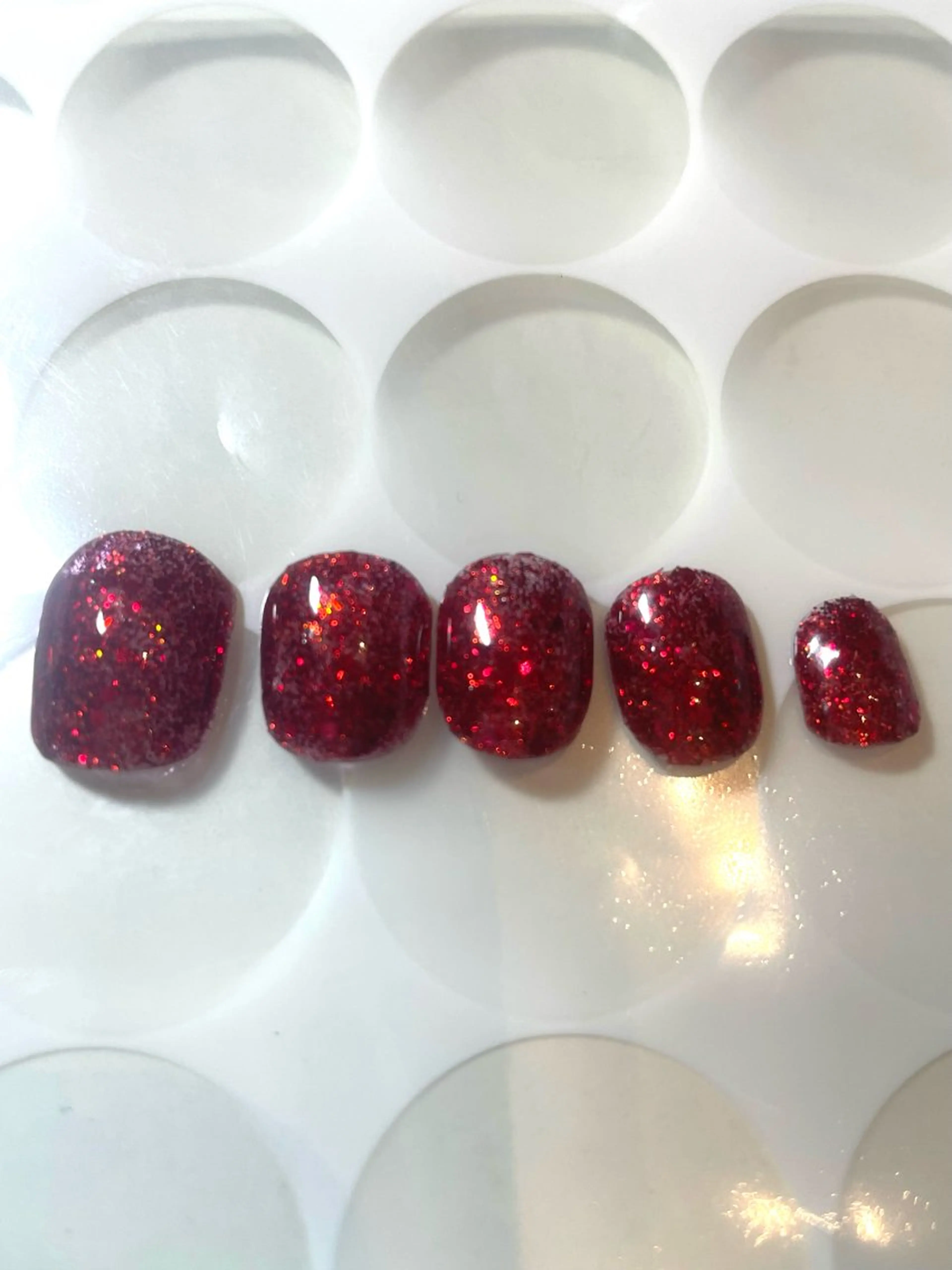 ラメ埋め尽くし💅　豊富な色から2色までお選びいただけます🙆‍♂️の写真