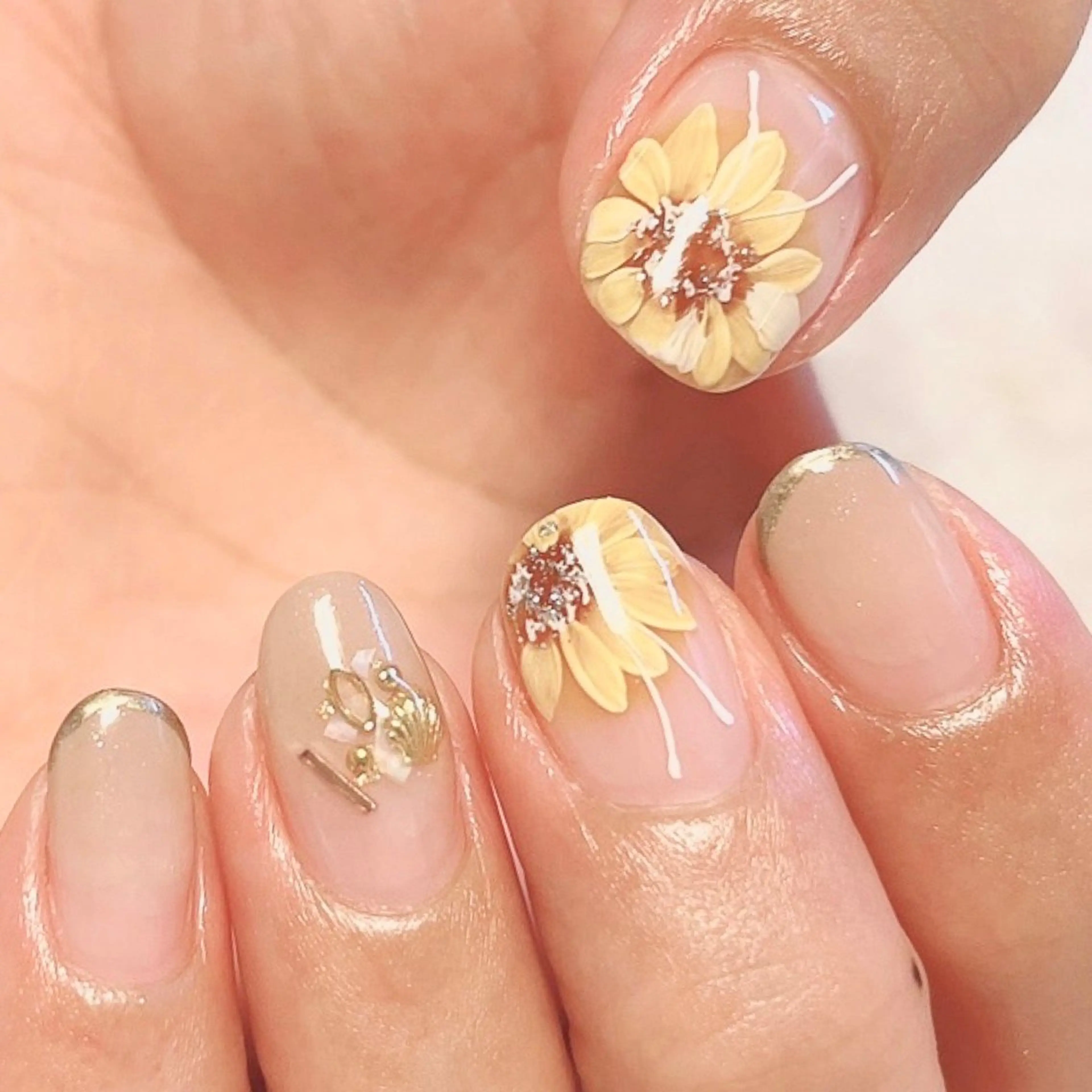 ネイル ❁miju nail 大人上品/自爪育成のネイルデザイン