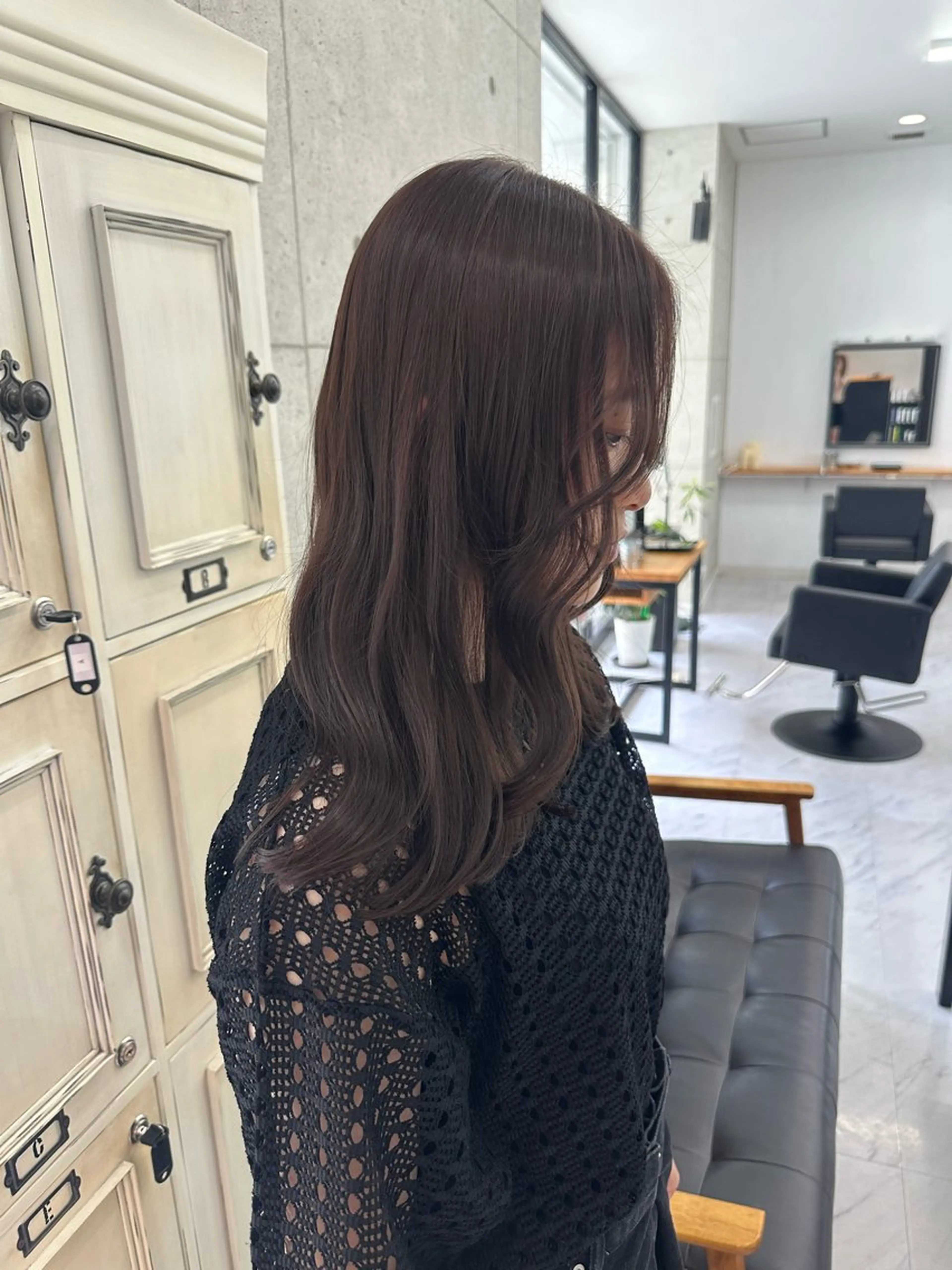 ロング カラー ヘアセット🎀透明感 カラーHiROEのヘアスタイル
