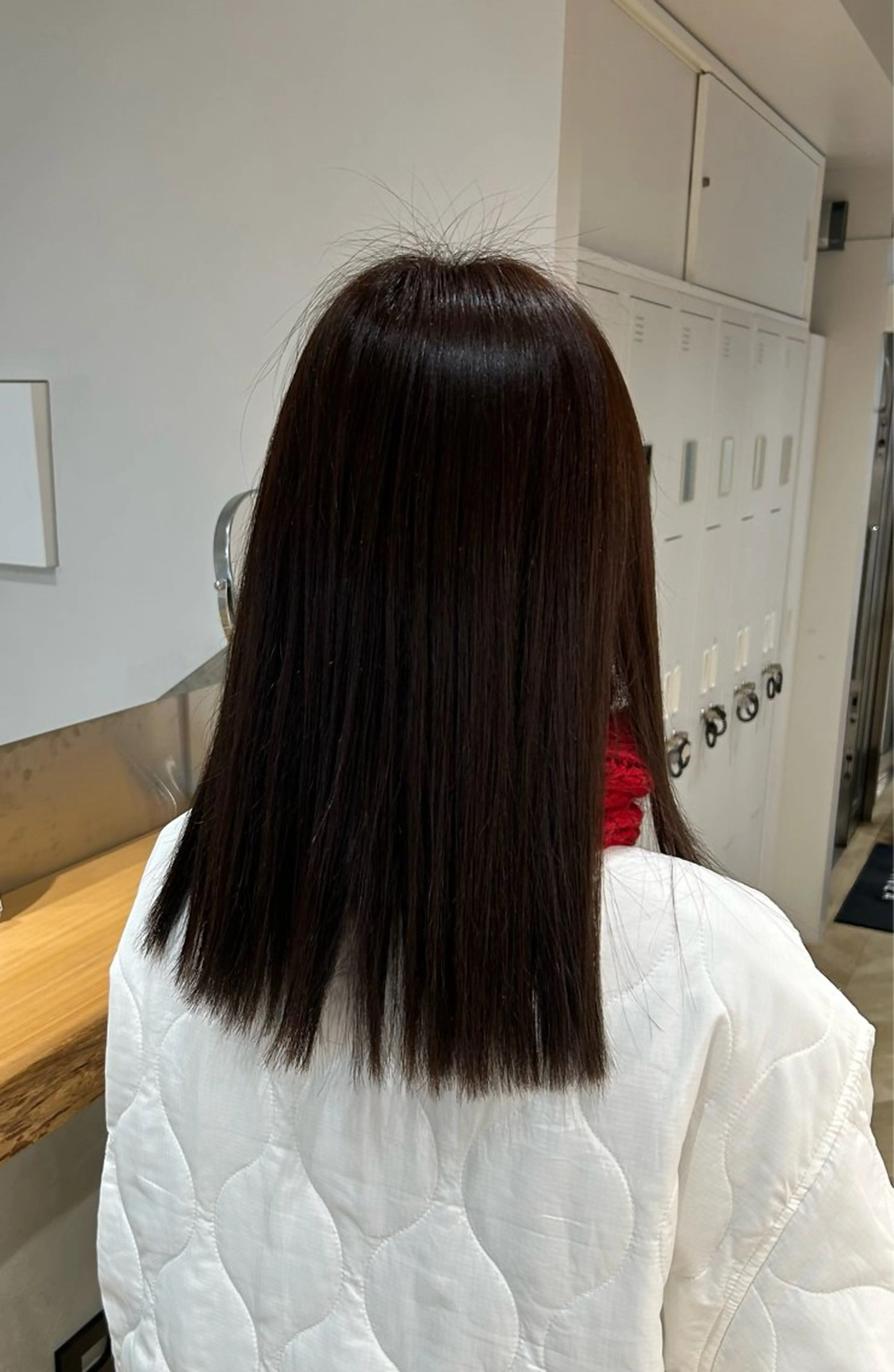 セミロング カラー 透明感カラー ヘアカラー トリートメント 森珀斗/表参道 /ショート/ボブのヘアスタイル