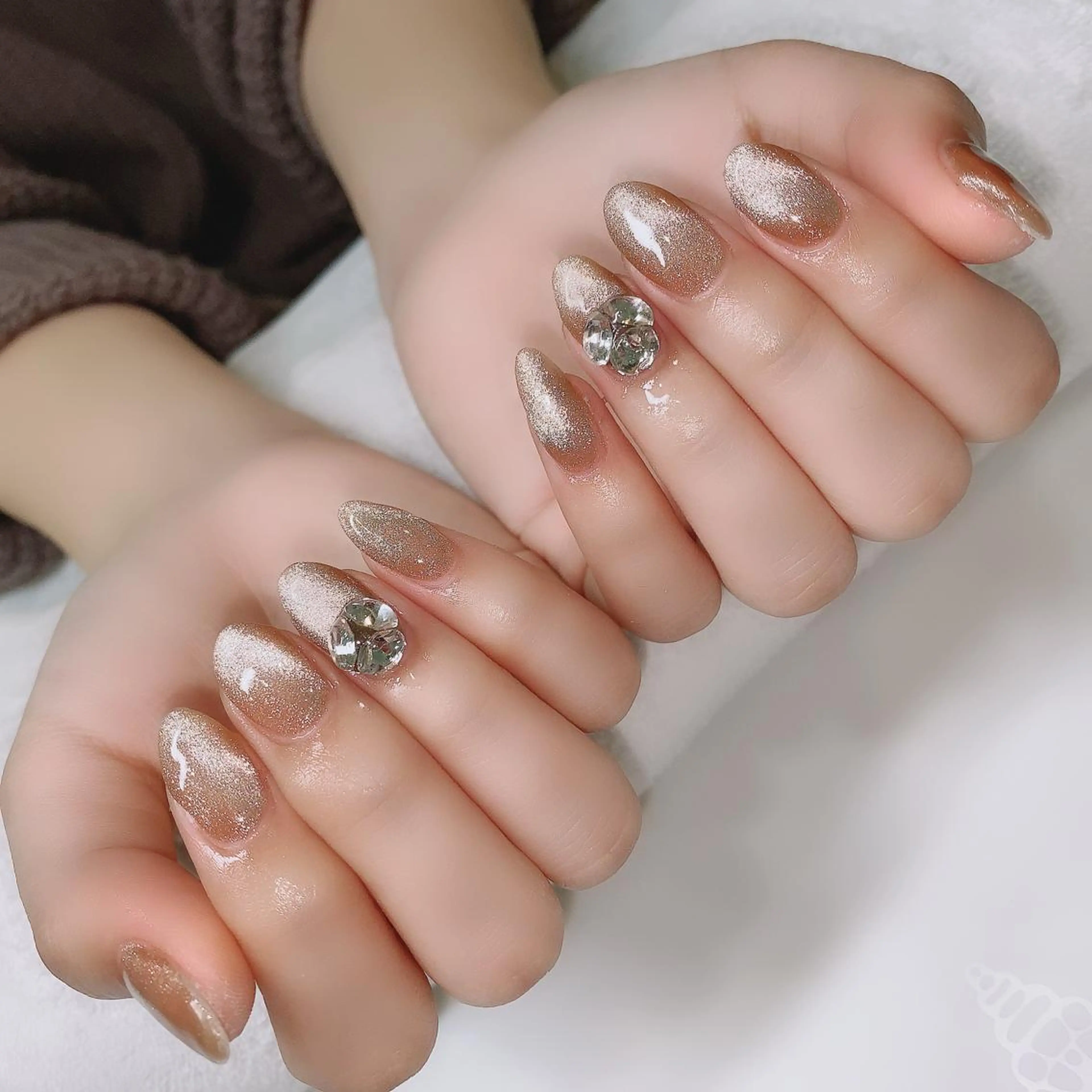 ネイル マグネットネイル ハンドネイル nail salon azuのネイルデザイン