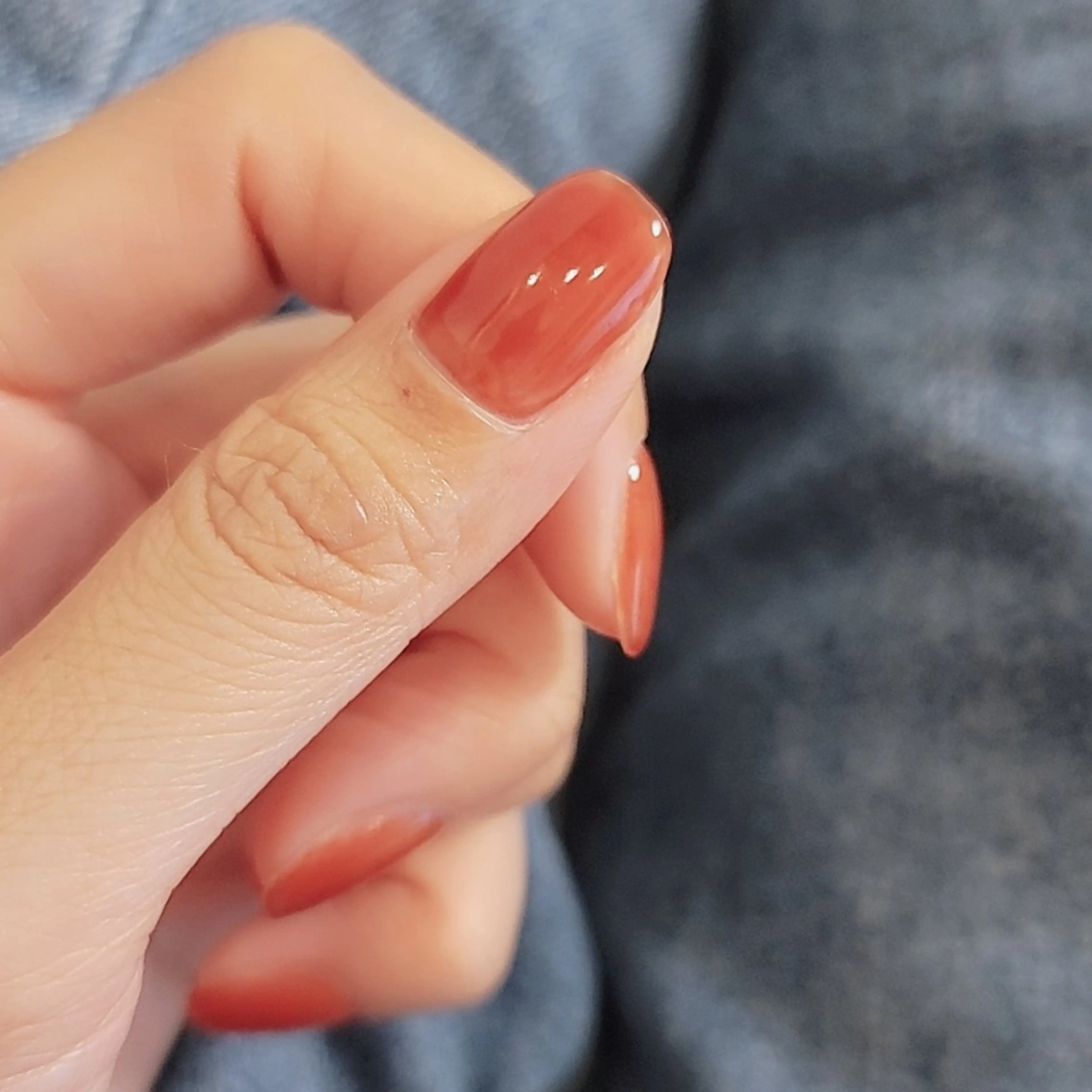 ネイル ワンカラーネイル 🌲🌳🚪iiit o🌲🌳🌲のネイルデザイン