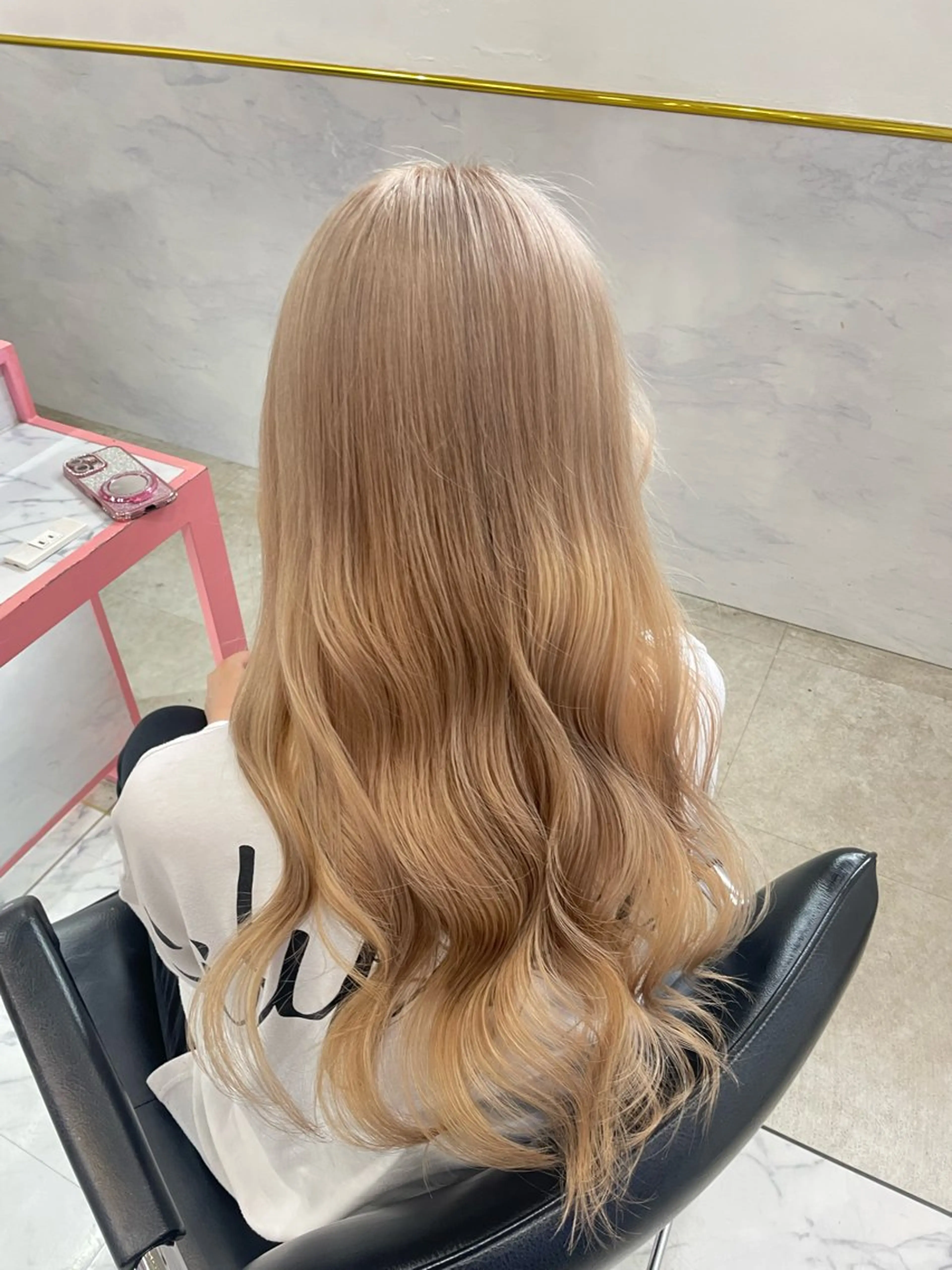 ロング カラー 透明感艶カラー 💛MAHO💛のヘアスタイル