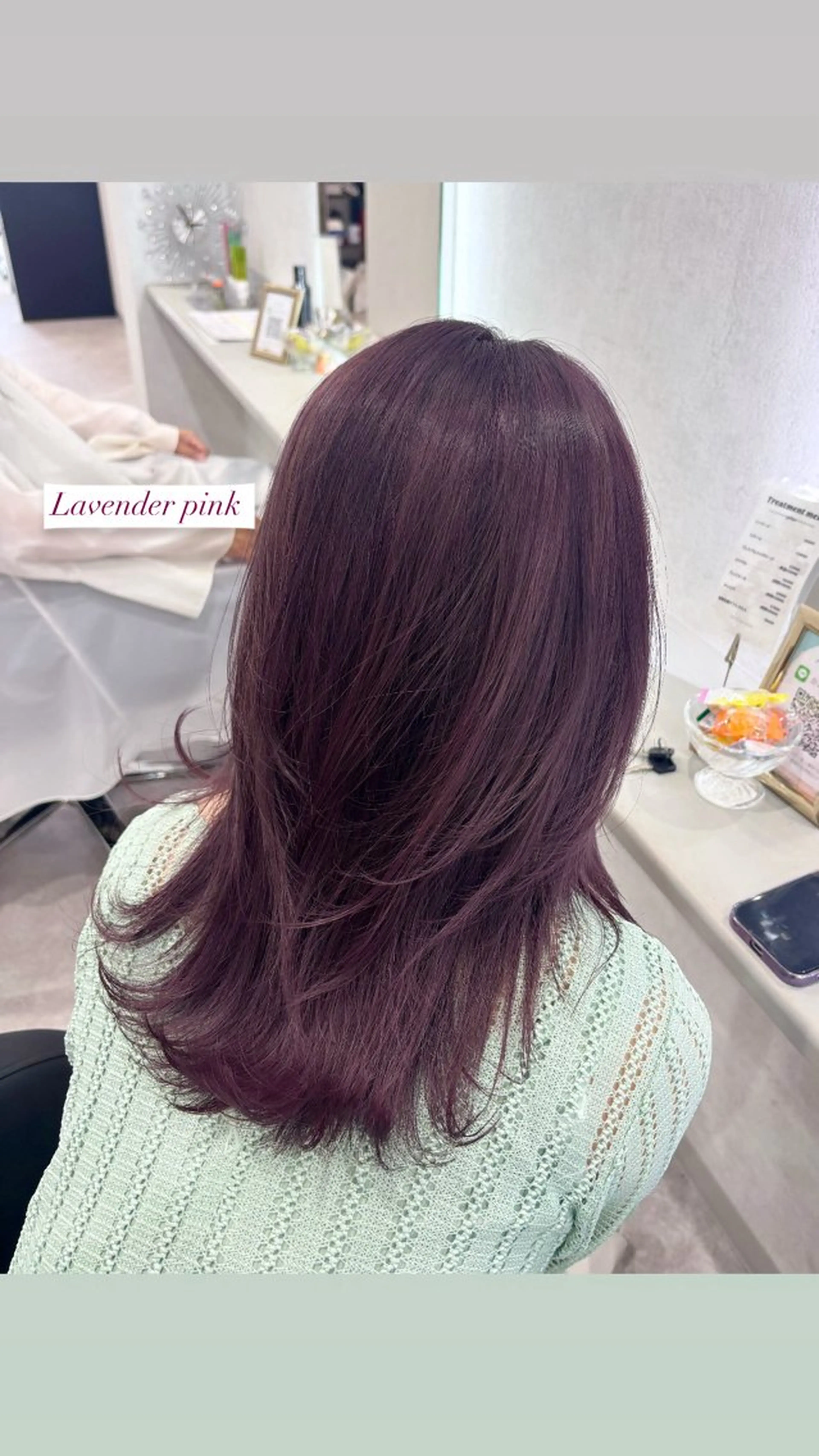 セミロング カット ヘアカラー トリートメント 🎀柔らか暖色カラ ー💕sayakaのヘアスタイル