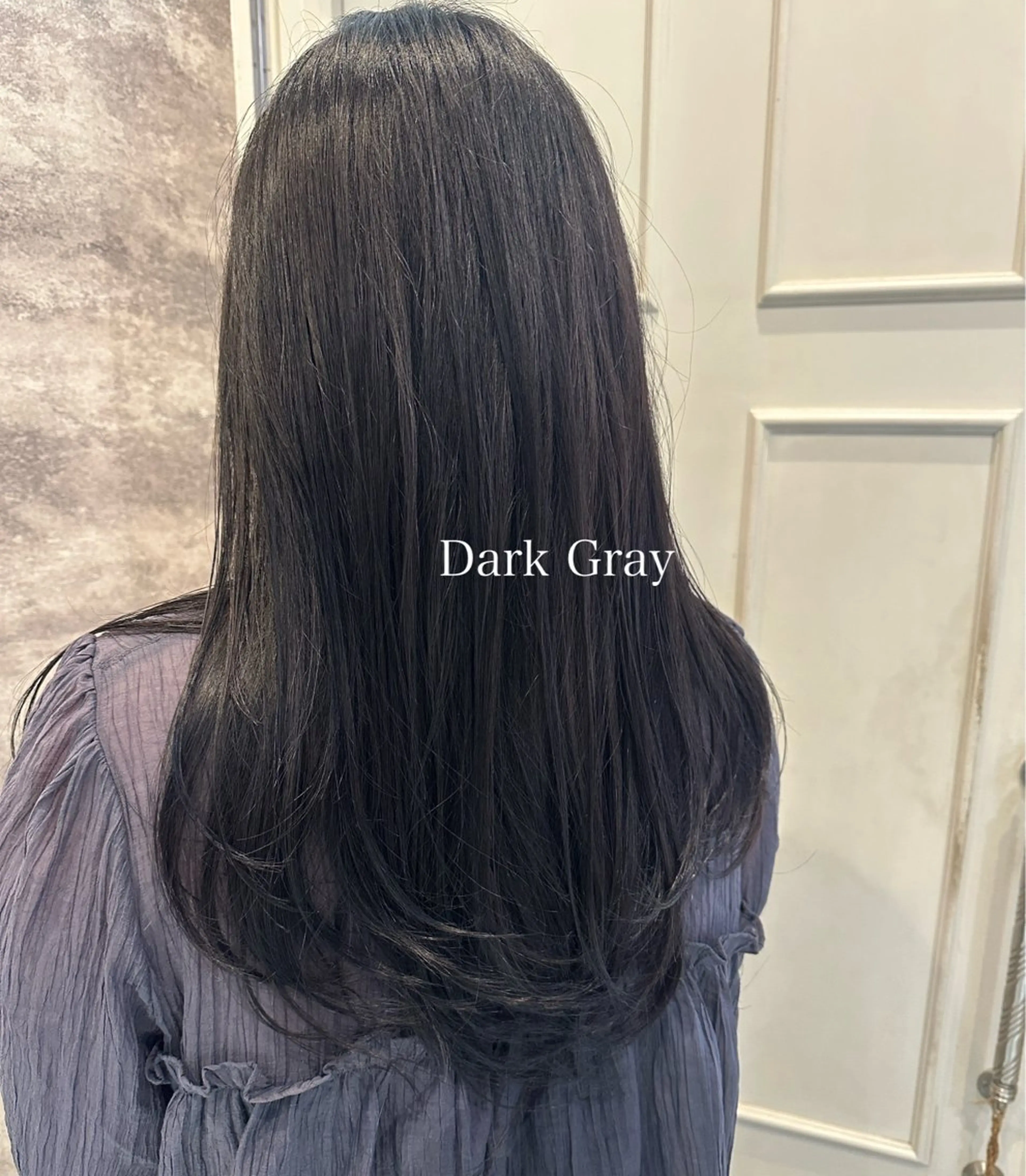 ロング カラー ベージュカラー ブリーチ ブルーカラー ダークグレー ダブルカラー 🫟Blanco🫟 Color&Careのヘアスタイル