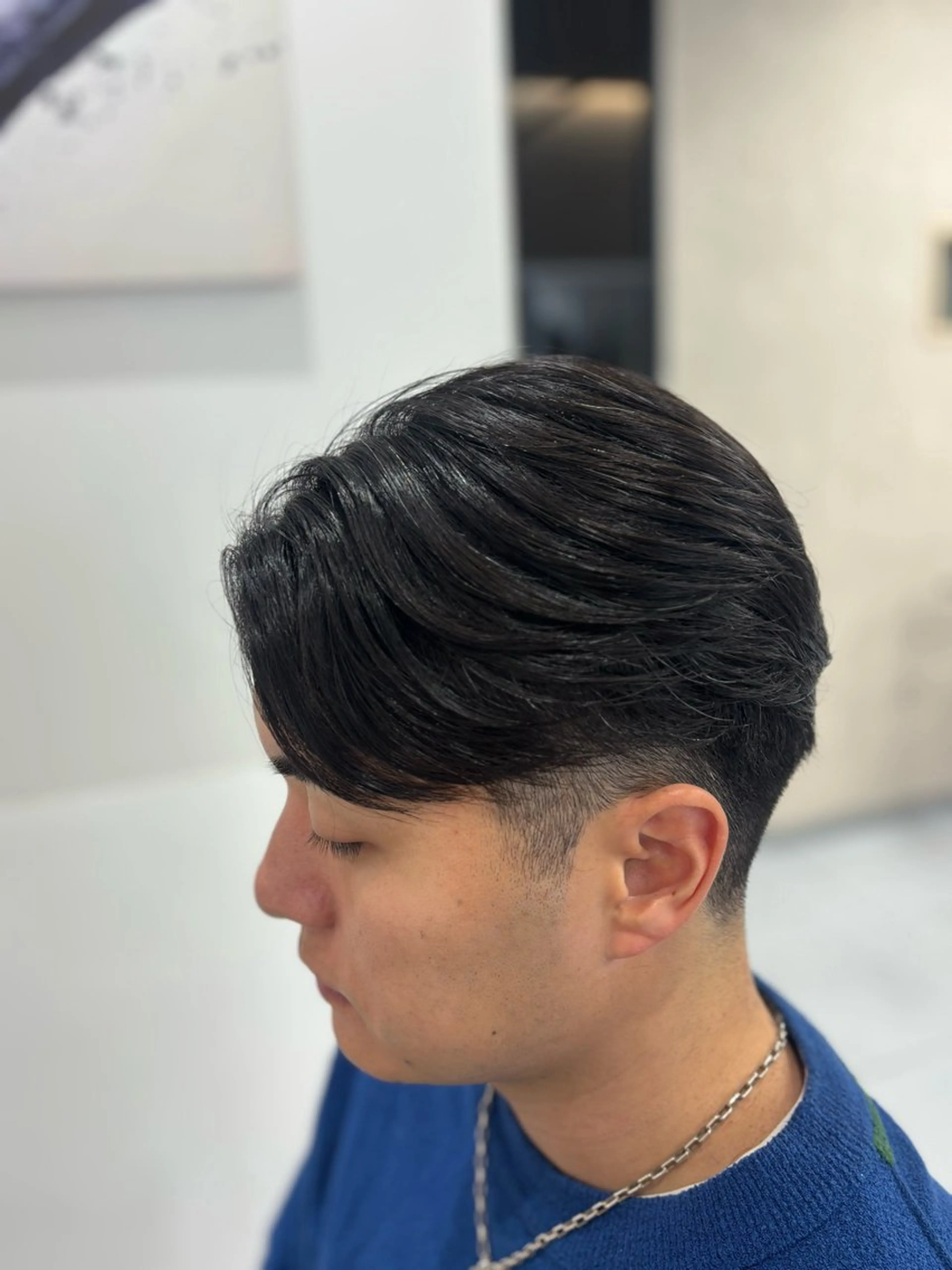 ショート パーマ メンズ 縮毛矯正 トリートメント メンズ特化韓国風 パーマスタイル/りんのヘアスタイル