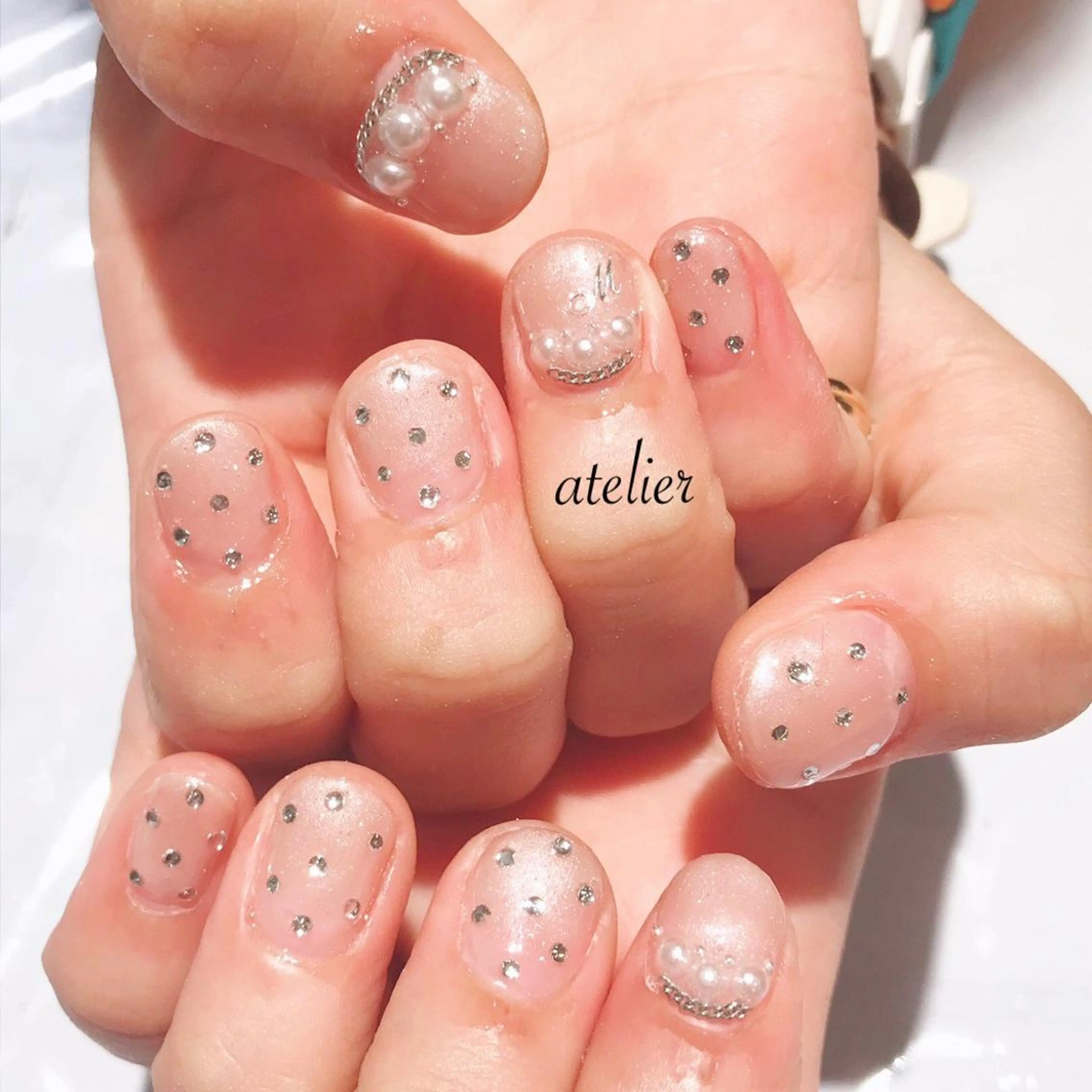 ネイル ニュアンスネイル atelier -02tsuboのネイルデザイン