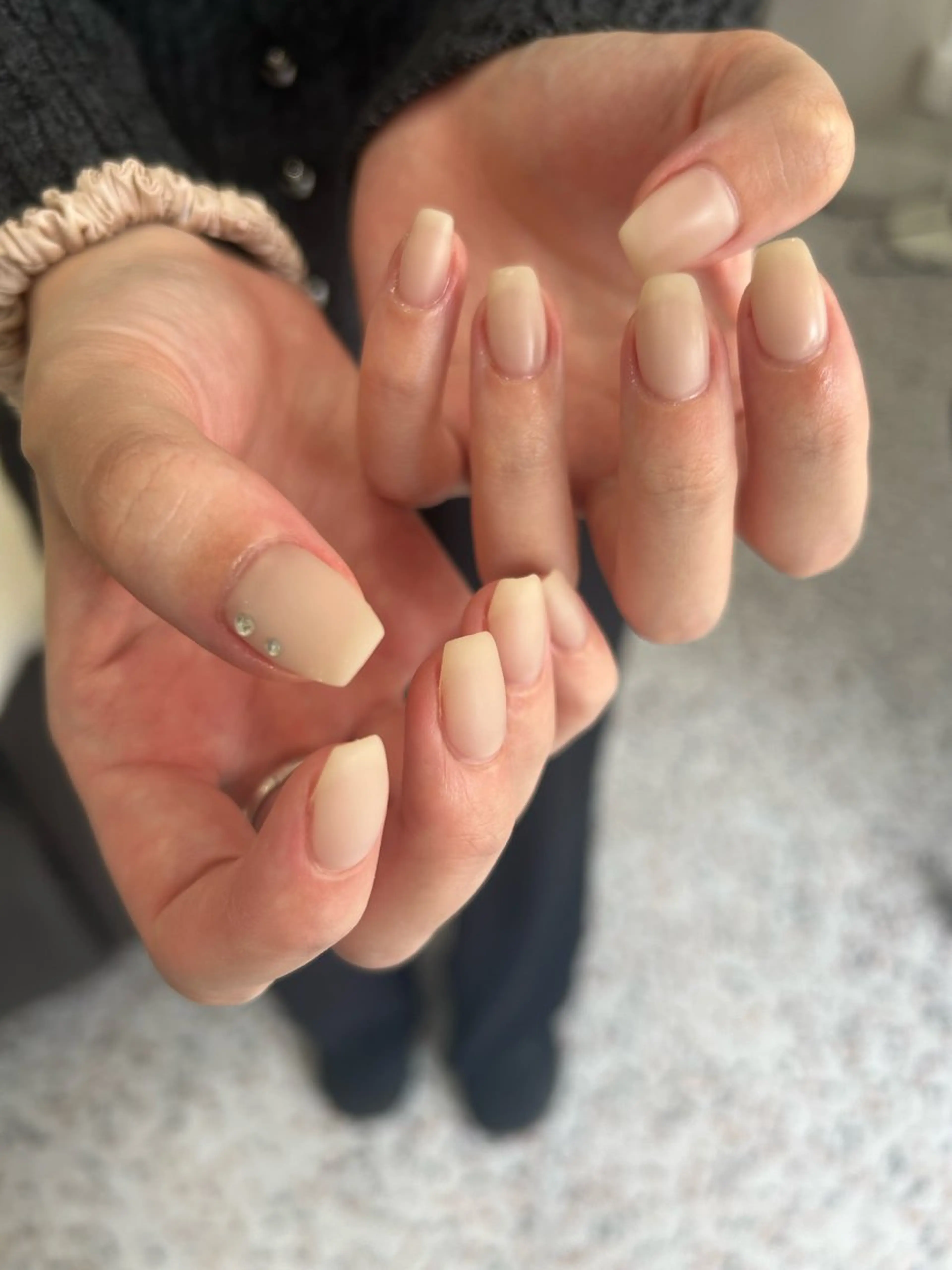 ネイル マットネイル ハンドネイル 小松 千冬snazzyのネイルデザイン