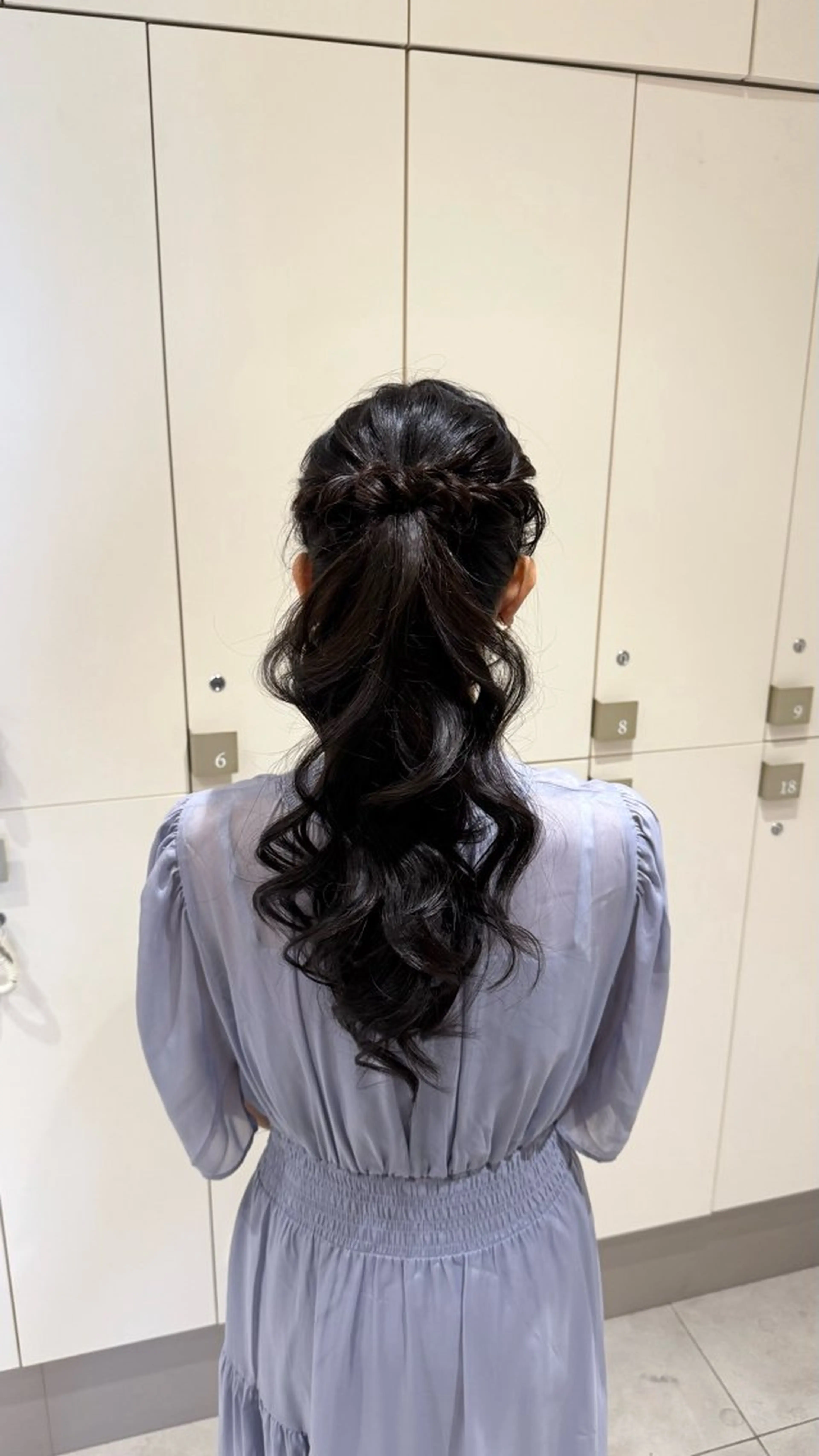 ロング ヘアアレンジ ポニーテール カラー/ヘアセット Nanami💗のヘアスタイル