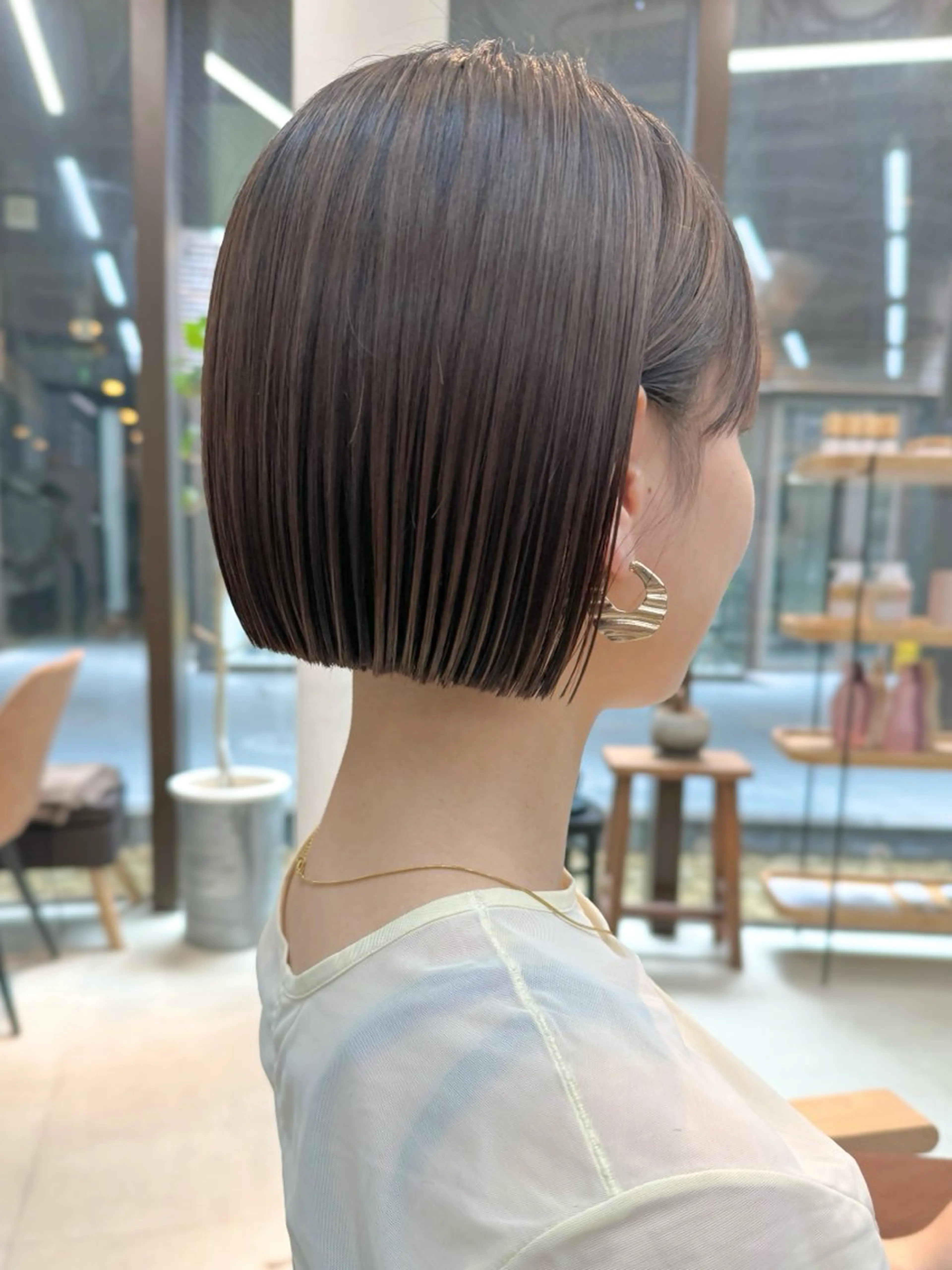 ショート カラー ボブ カット ヘアカラー トリートメント ボブ/ショート /パーマ/shinのヘアスタイル