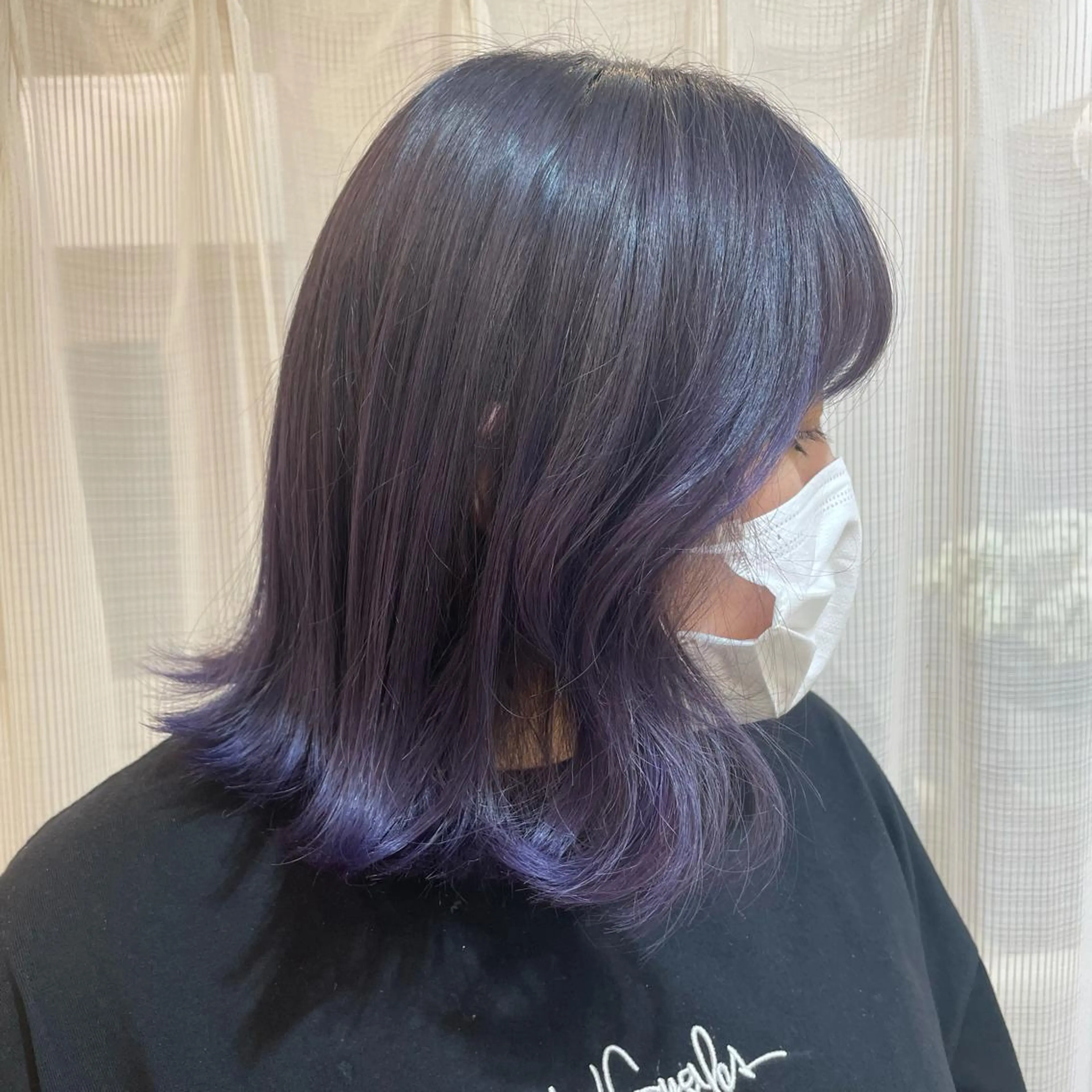 ミディアム マホ/日吉/髪質改善 /レイヤー/ガーリーのヘアスタイル